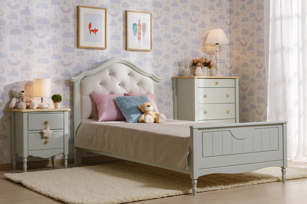 Кровать Айно №17 с мягким изголовьем 1600х2000