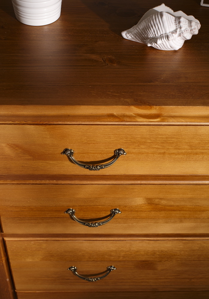 Комод с 3 ящиками белый Айно №7