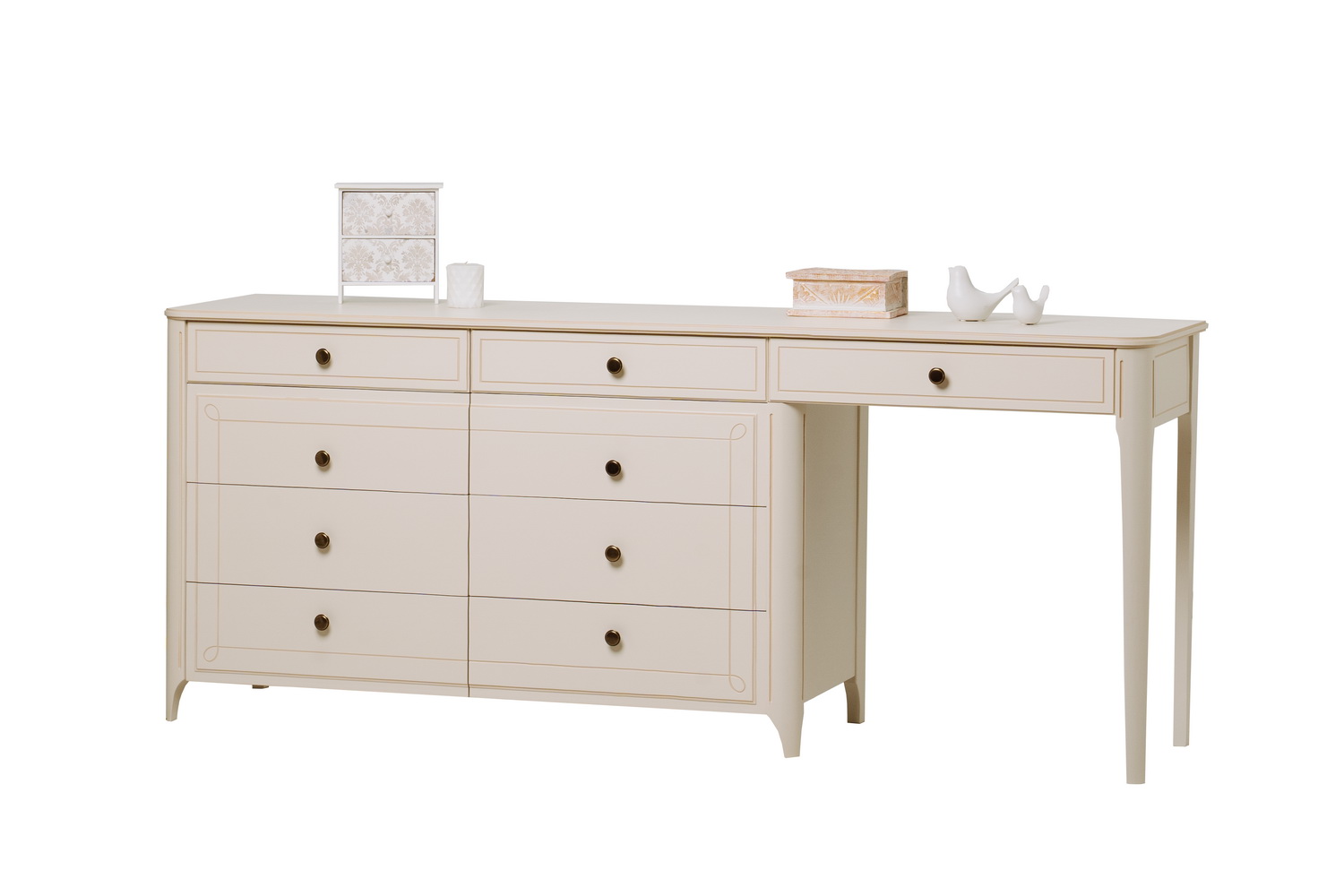 Комод-стол 9 ящиков Бетти №2