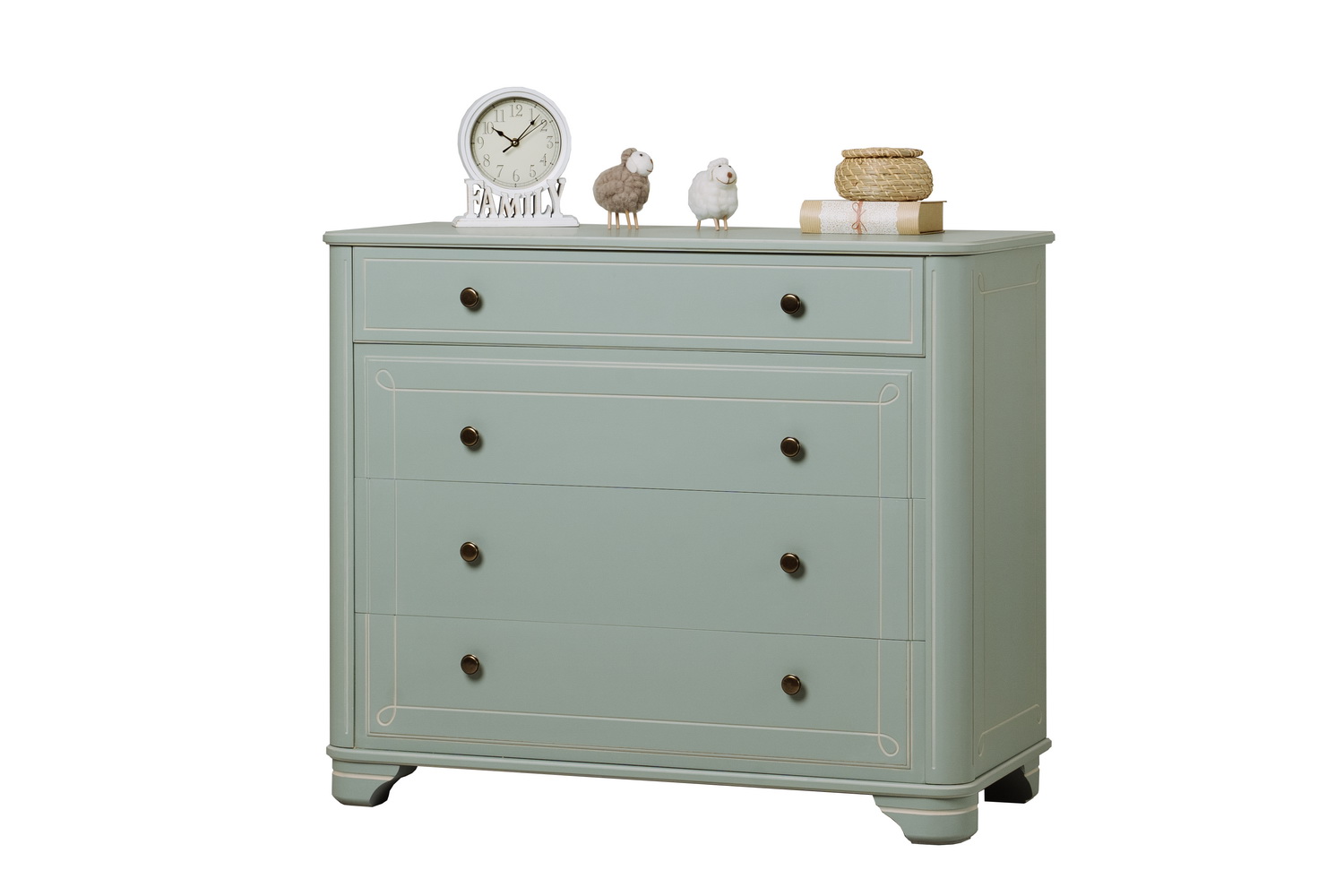 Комод 4 ящика массив Бетти №4