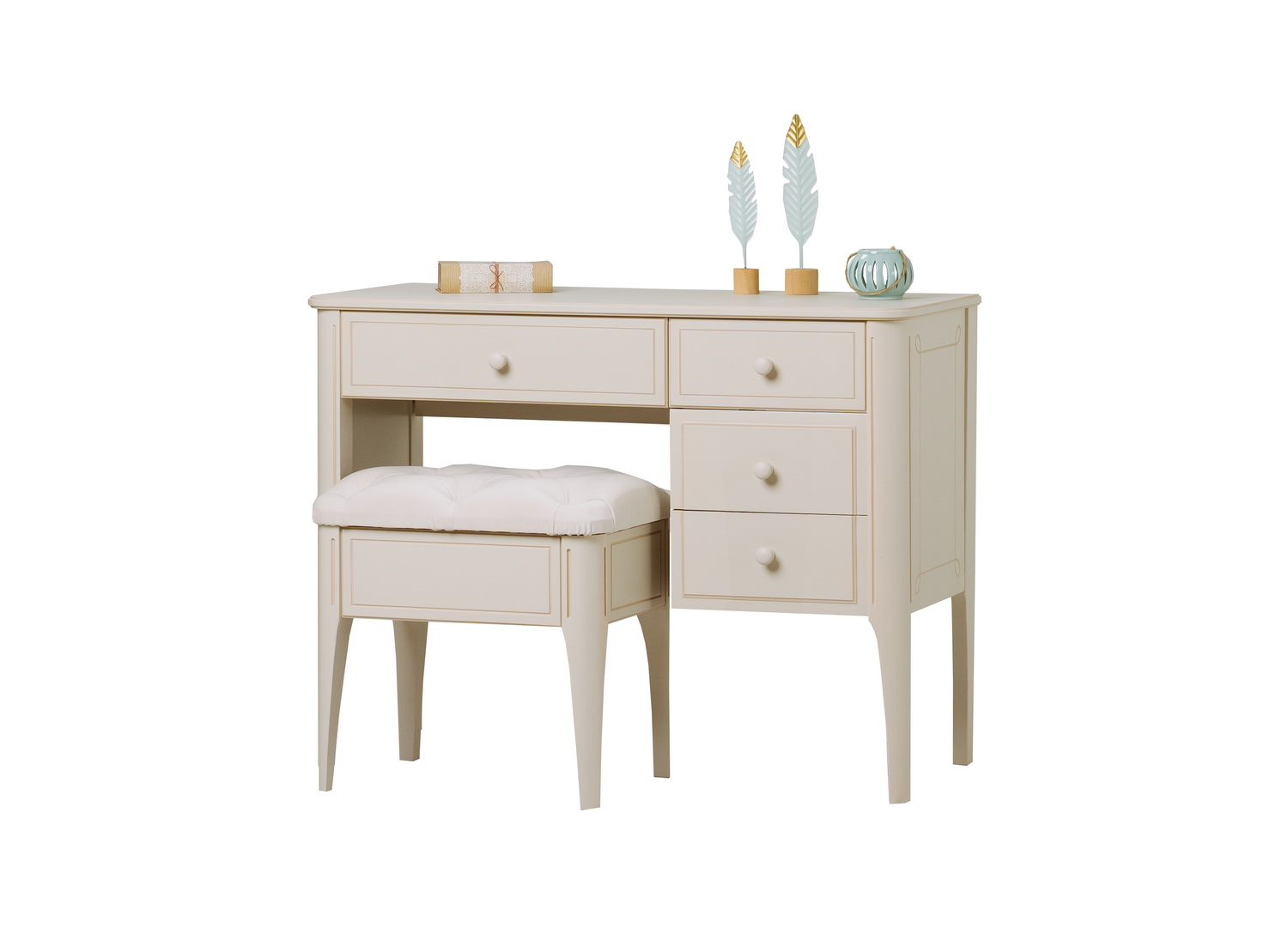 Столик туалетный 3 ящика Бетти №3