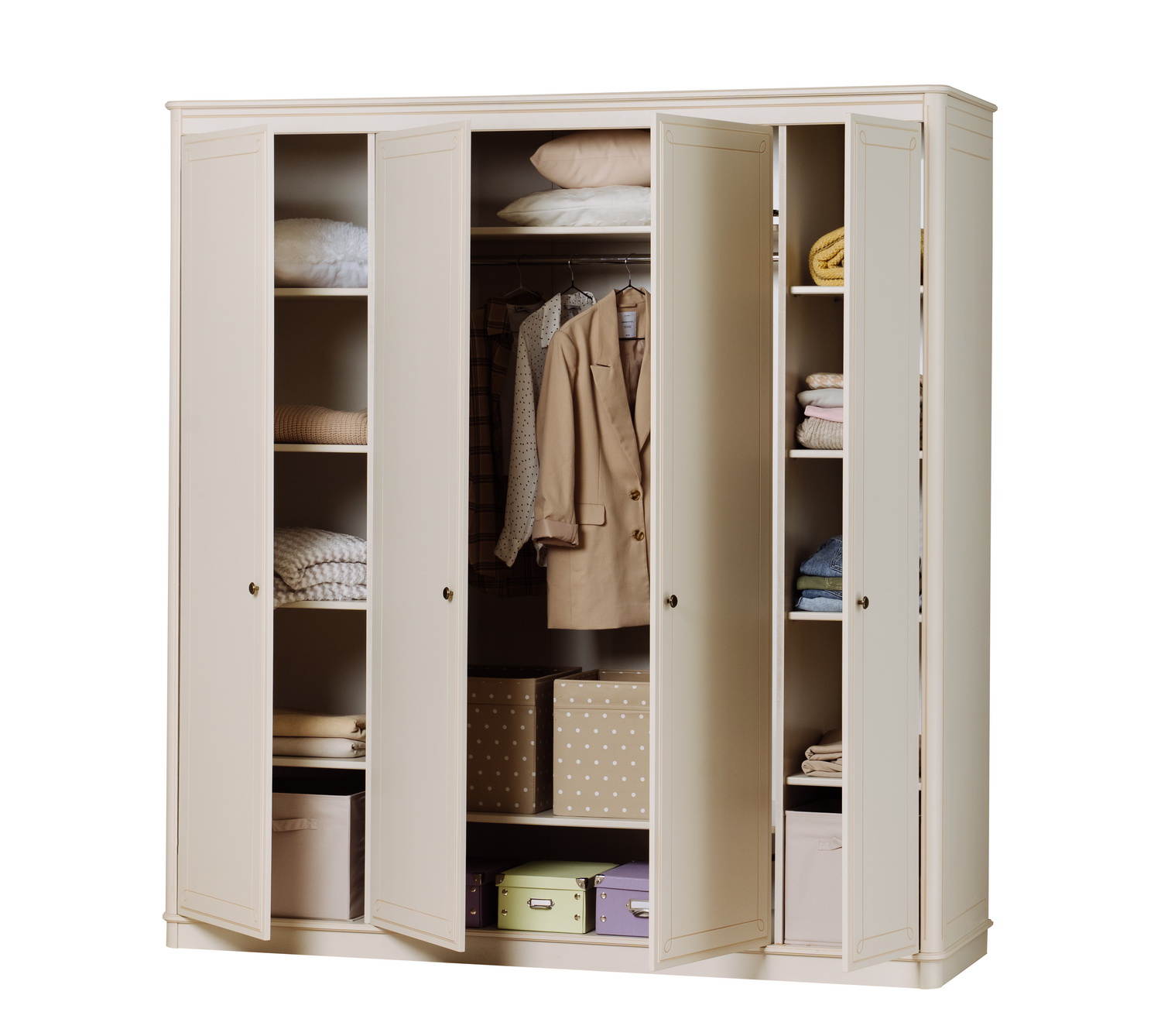 Шкаф с вешалкой Бетти 4-ств №2