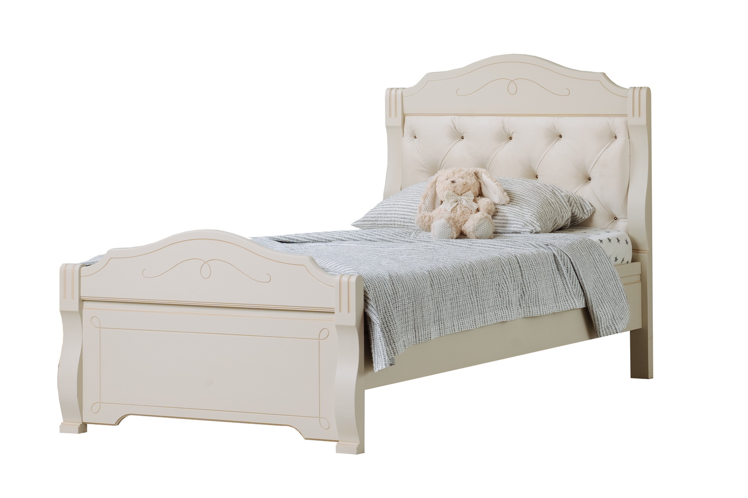 Кровать мягкая массив Бетти №34 800х1600