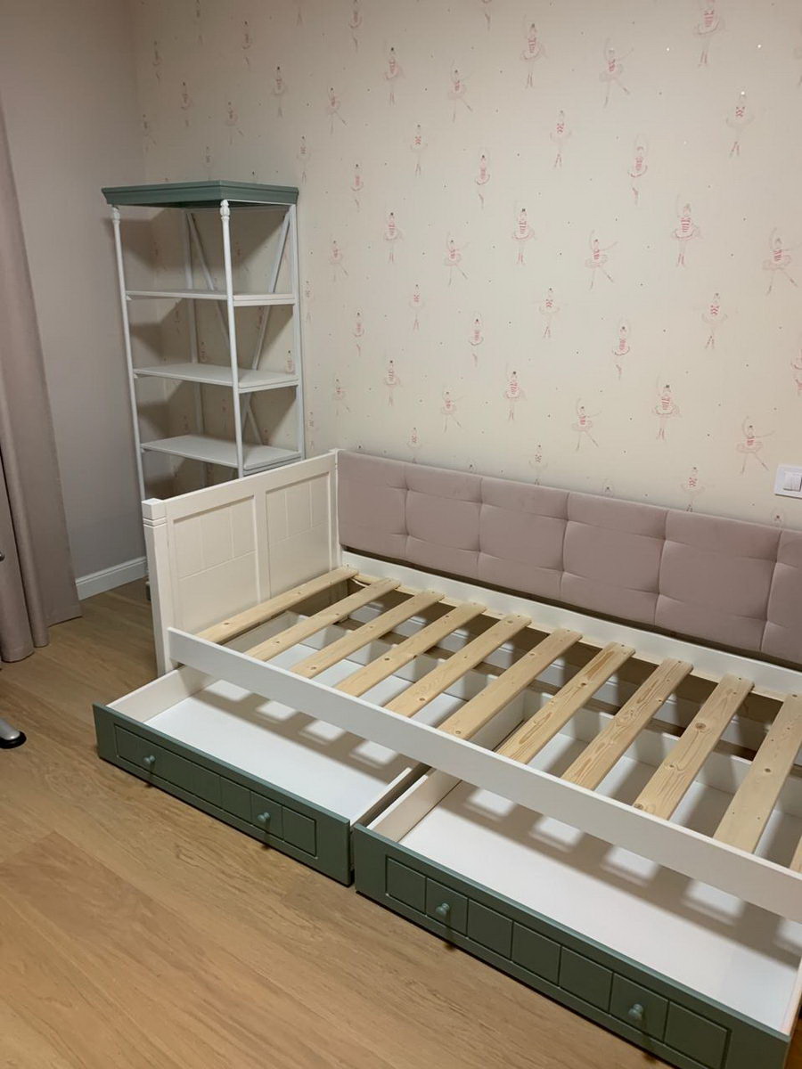 Тахта Дания №3 мягкая 800х2000 с ящиками