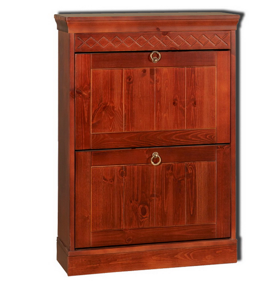 Тумба массив сосны Дания для обуви №1