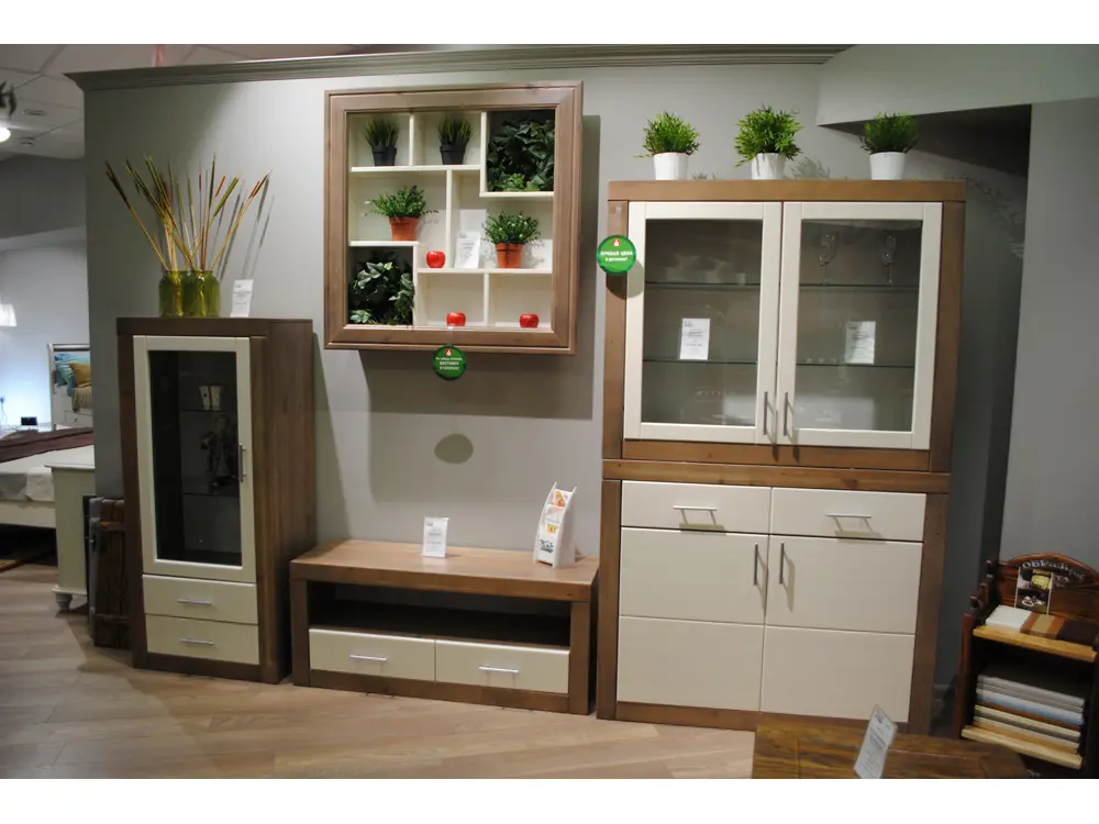 Тумба ТВ с 2 ящиками Брамминг