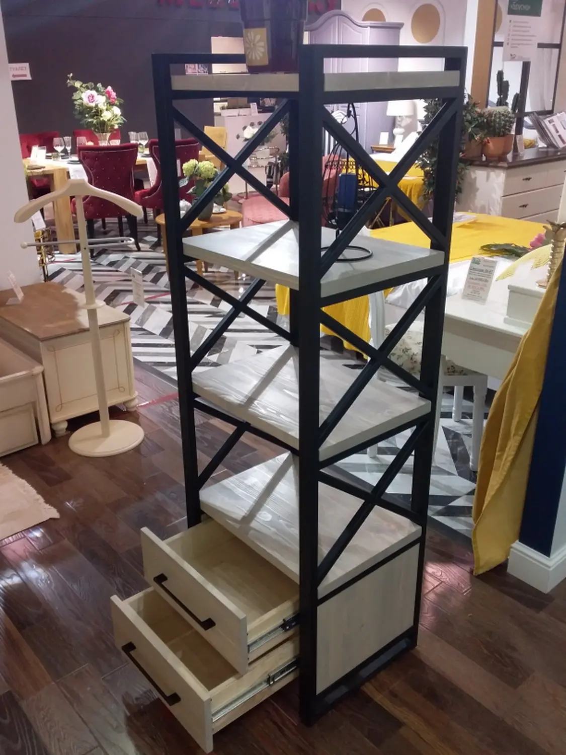 Стеллаж 4 полки  04-07