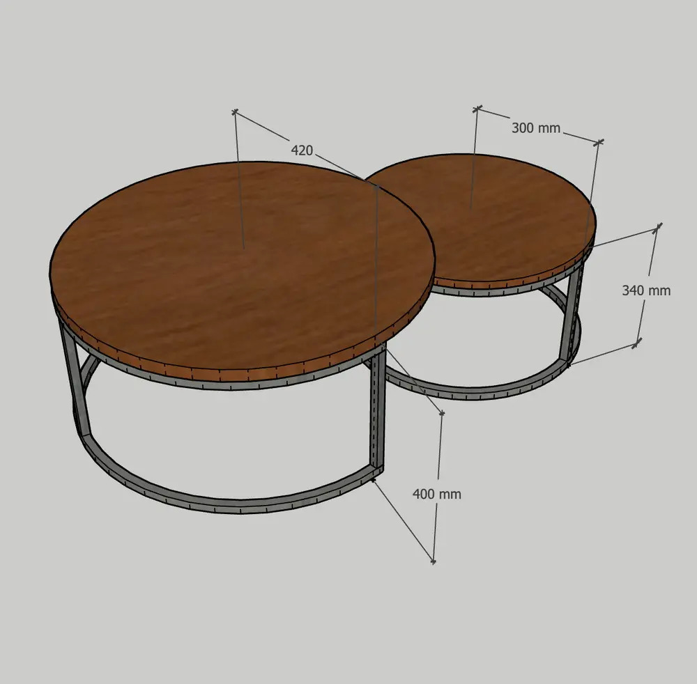 Журнальный стол светлый 05-07