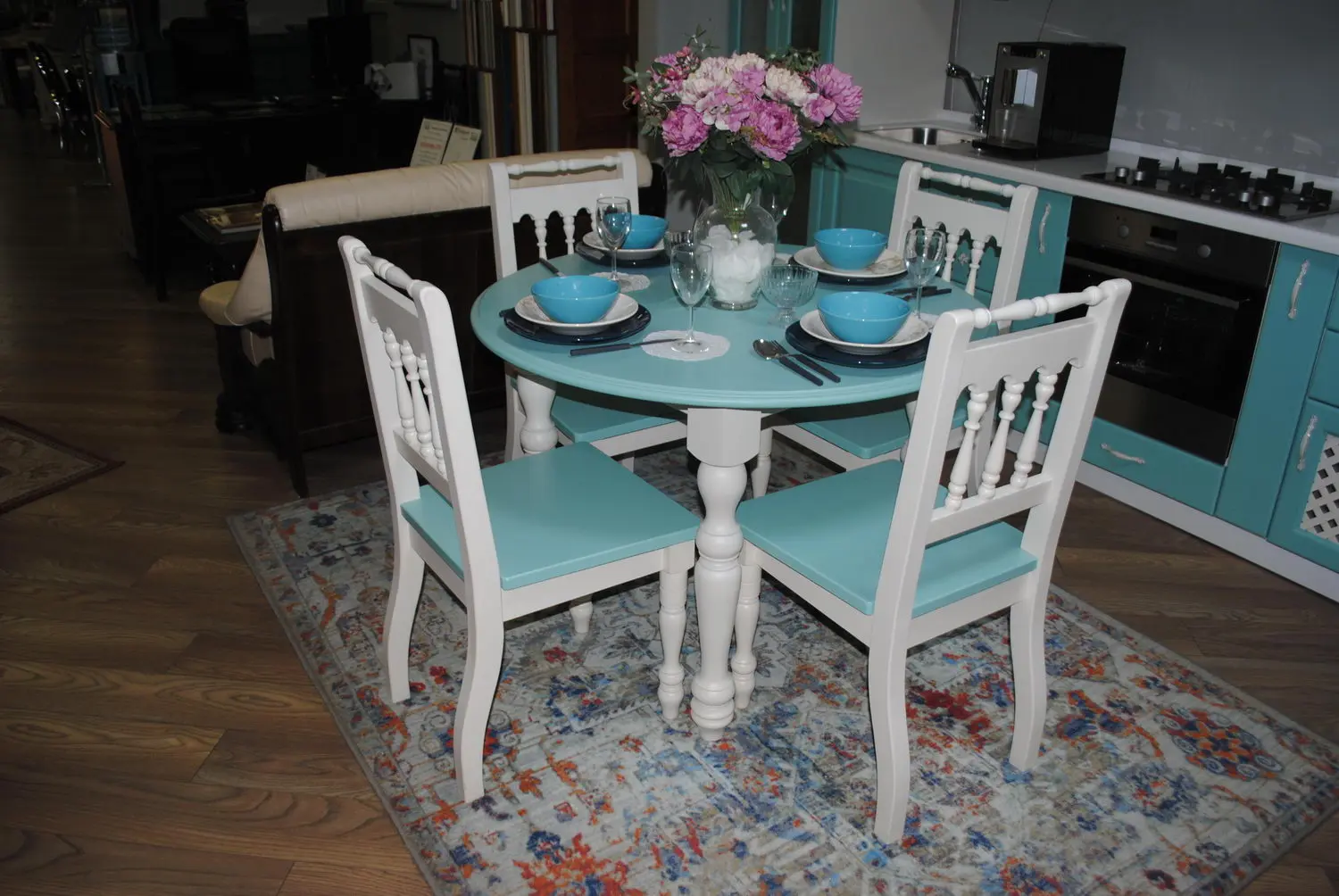 Стол Скандия обеденный круглый 1050 9.4.07