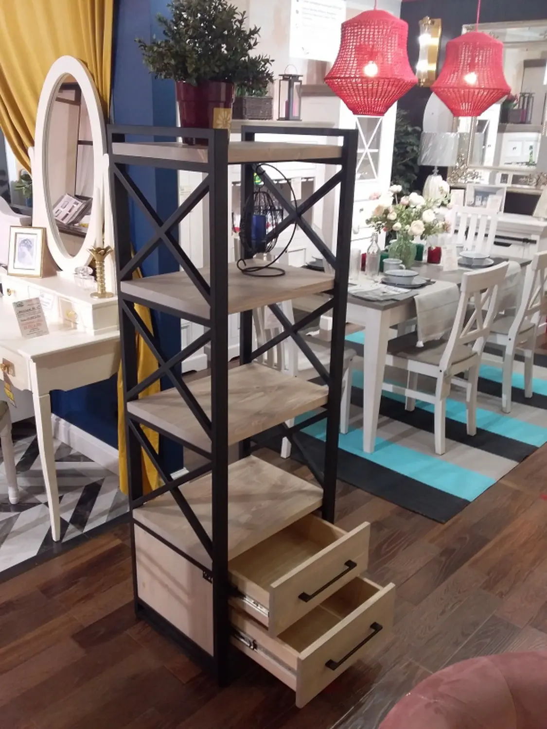 Стеллаж 4 полки  04-07