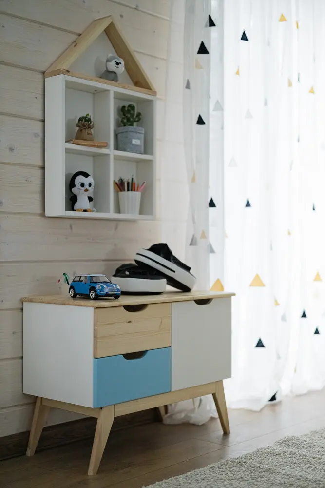 Полка с 5 полками светлая ТК №1