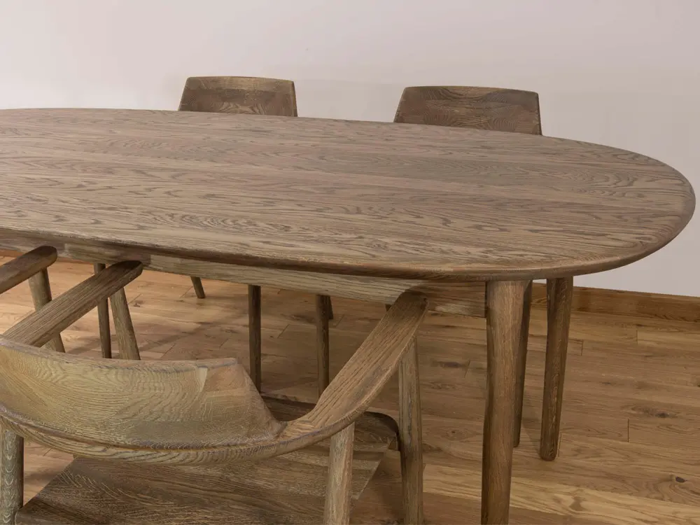 Стол овальный массив Медуза обеденный 1600