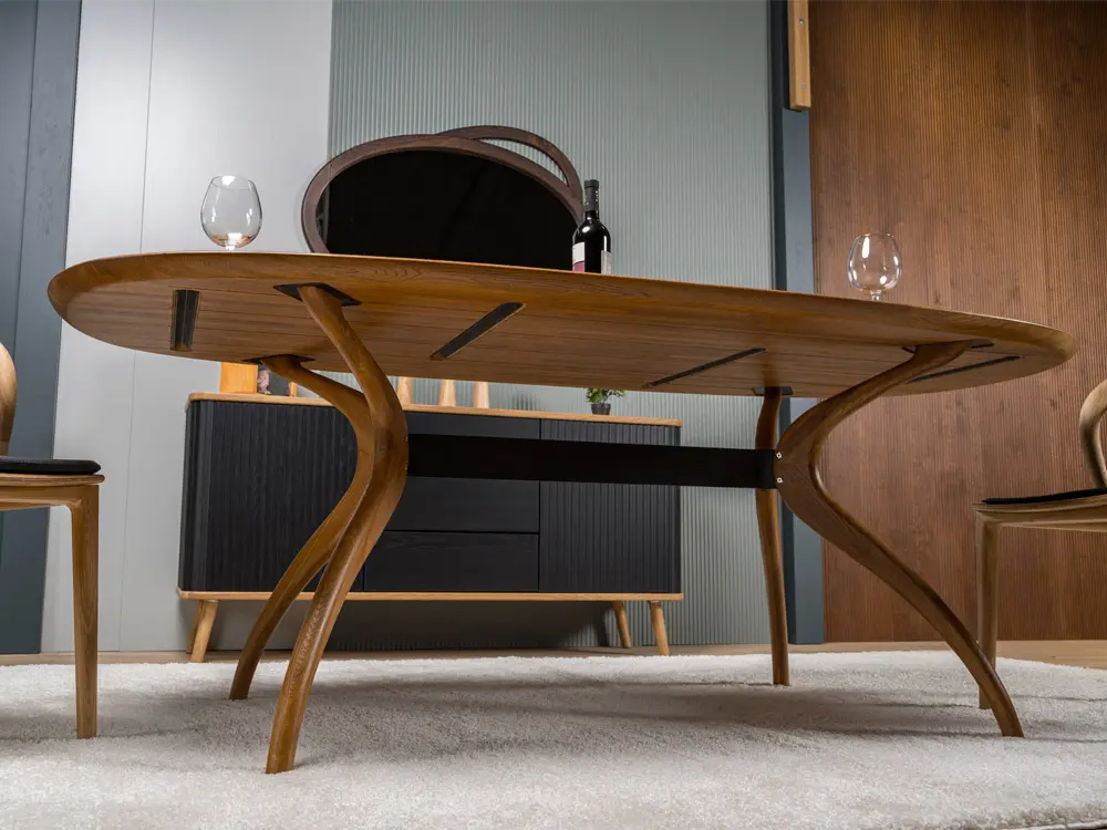 Стол массив дуба Архар обеденный 2000