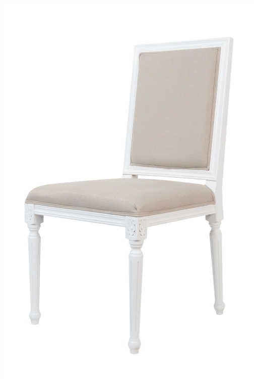 Дизайнерский обеденный стул Lotos White