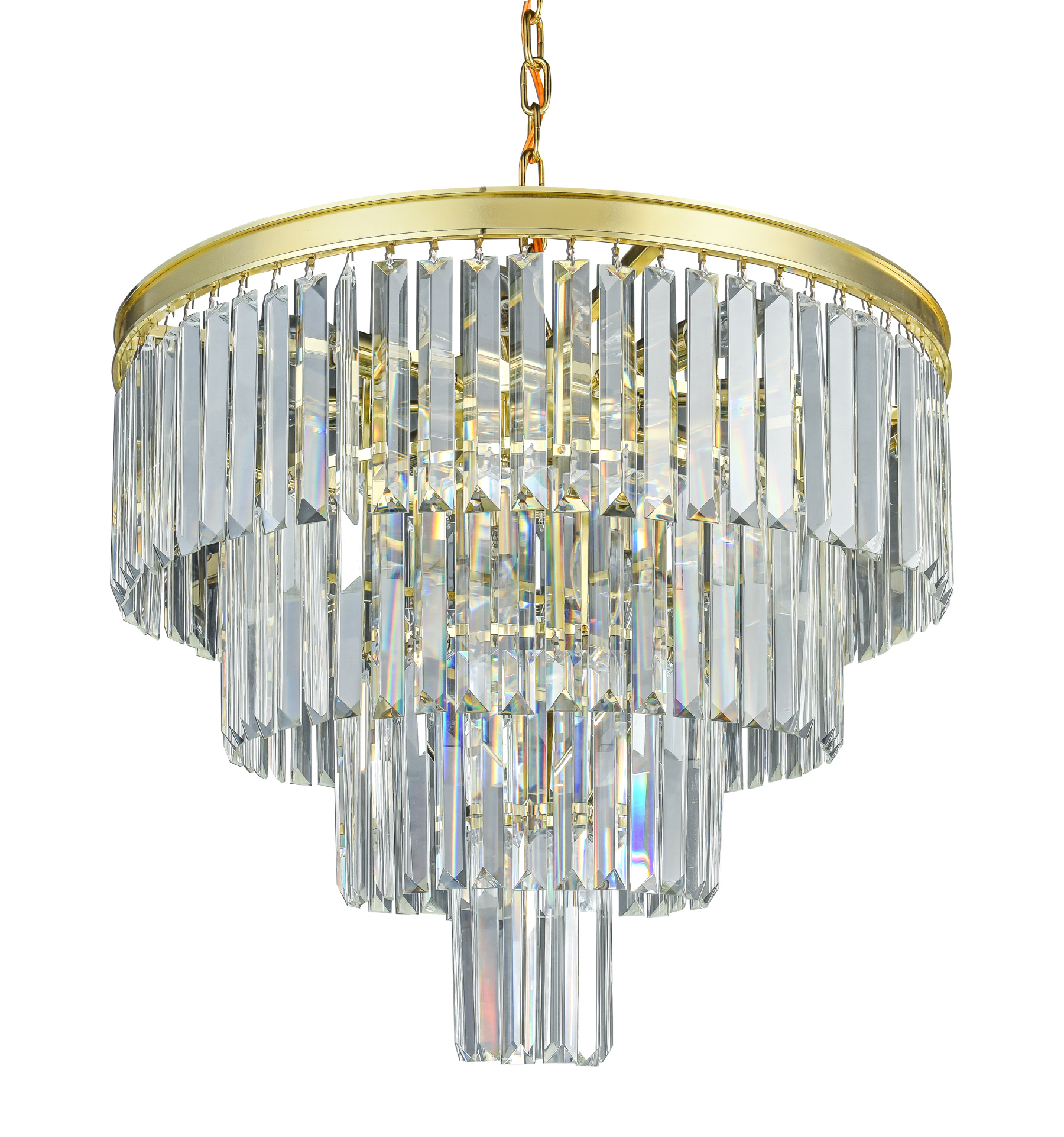 Люстра Odeon 4 Rings Gold