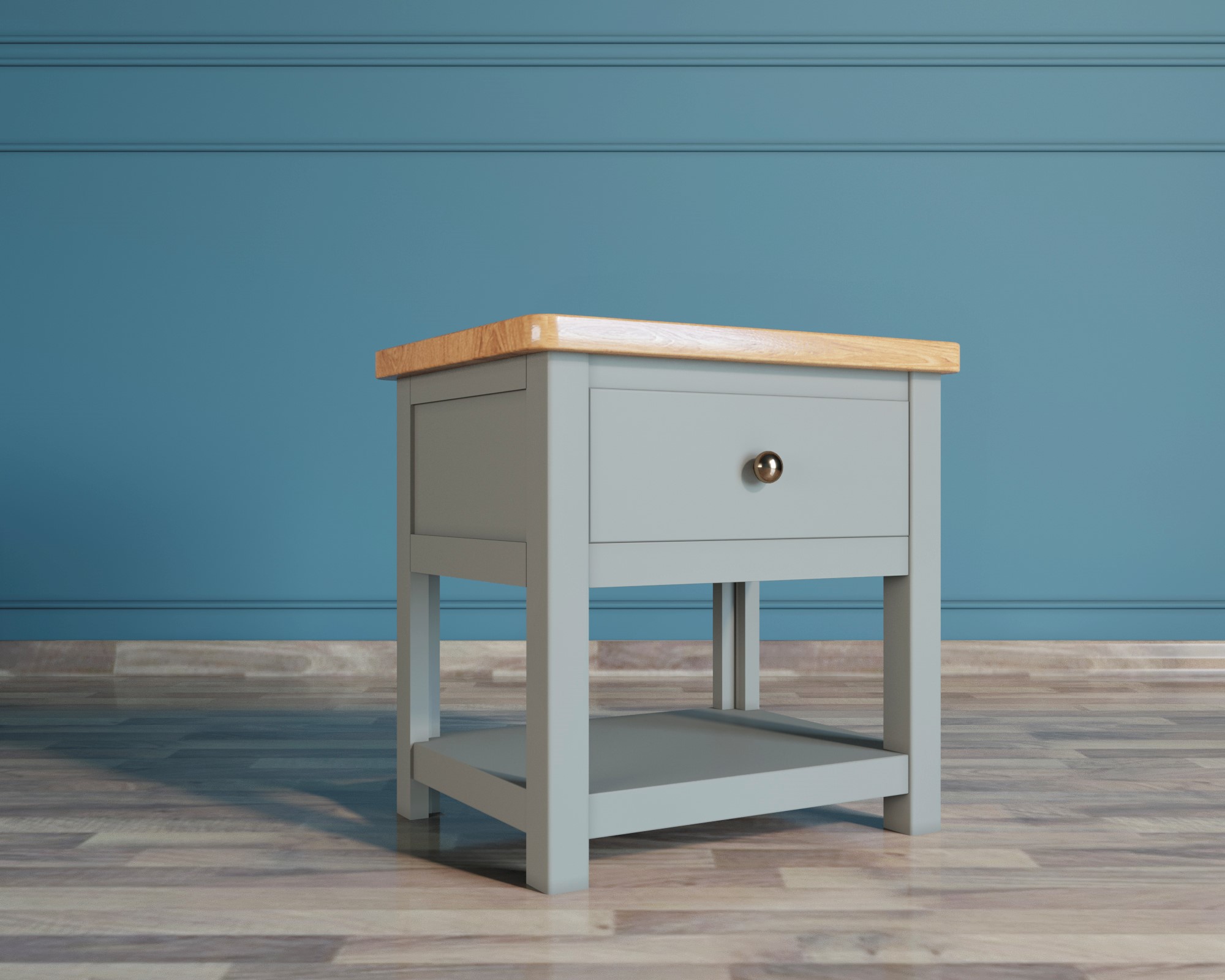 Тумба "Jules Verne" низкая серая