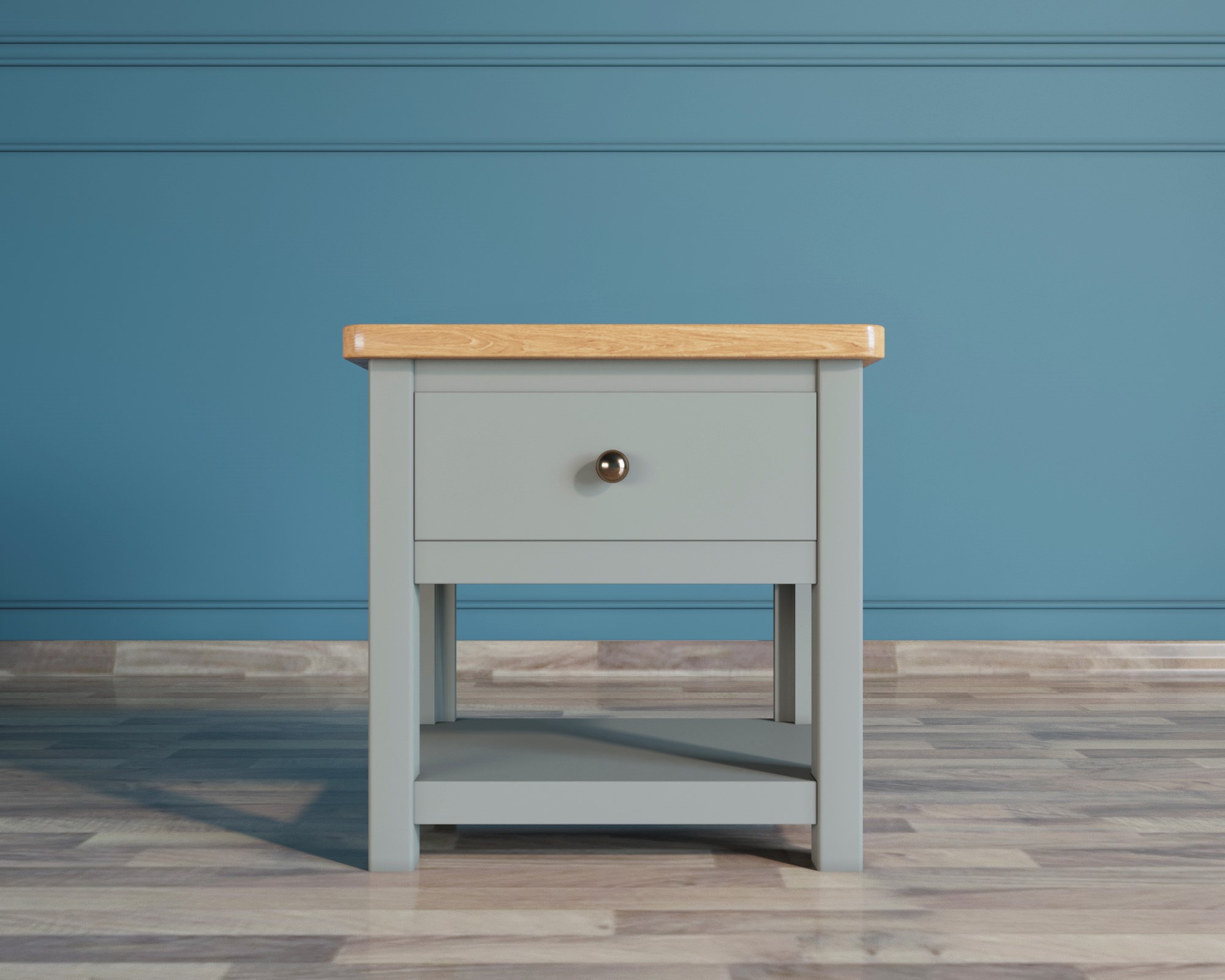 Тумба "Jules Verne" низкая серая