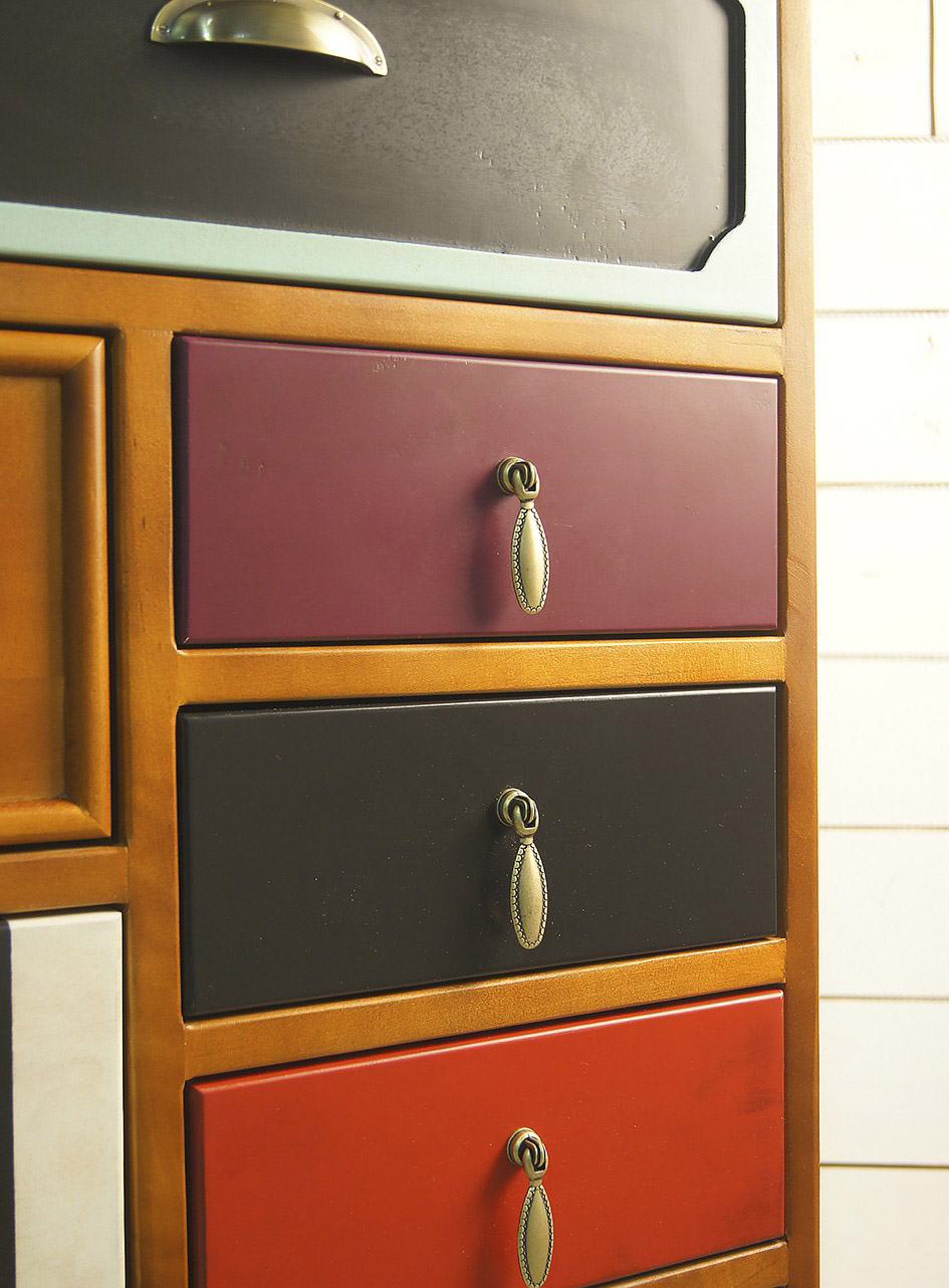 Комод с ящиками дерево «Gouache Birch» вертикальный