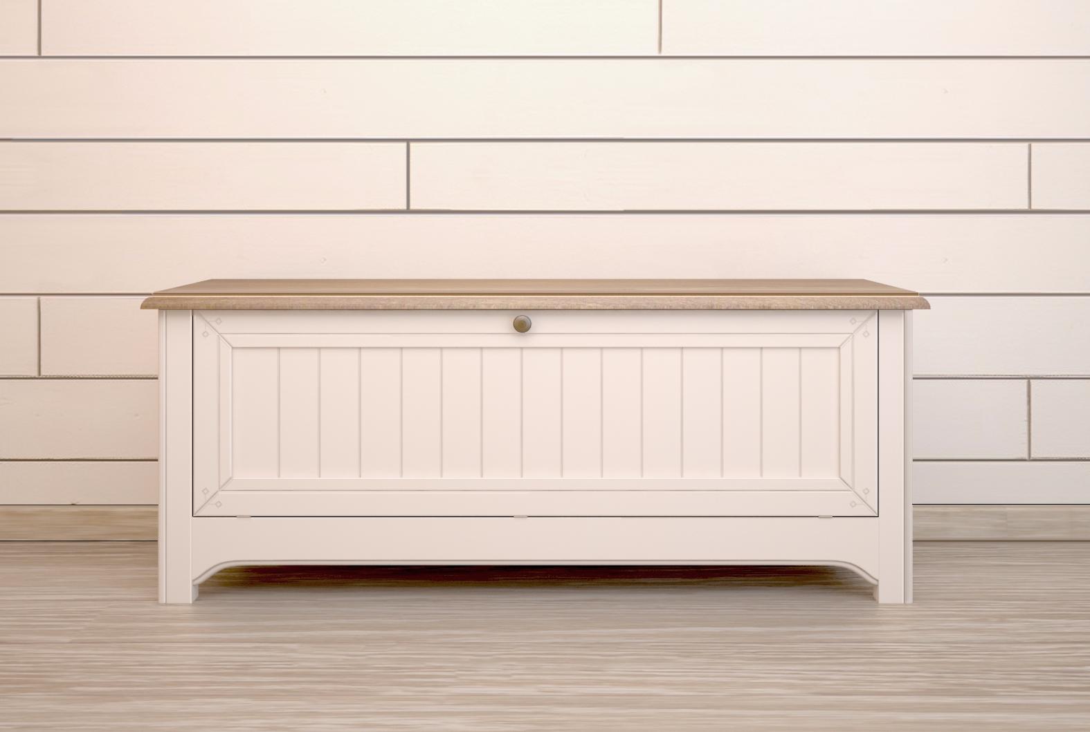 Лавка "Olivia" из массива березы в бежевом цвете