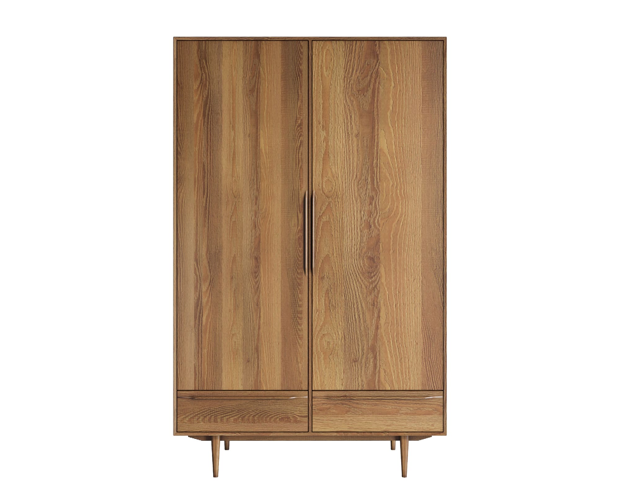 Шкаф двустворчатый распашной с двумя выдвижными ящиками "Bruni"