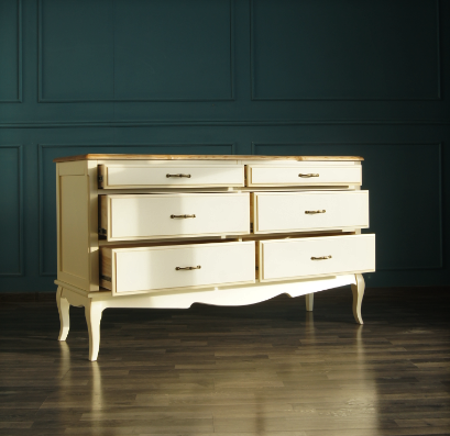 Комод из дерева 6 ящиков Leontina ST9316