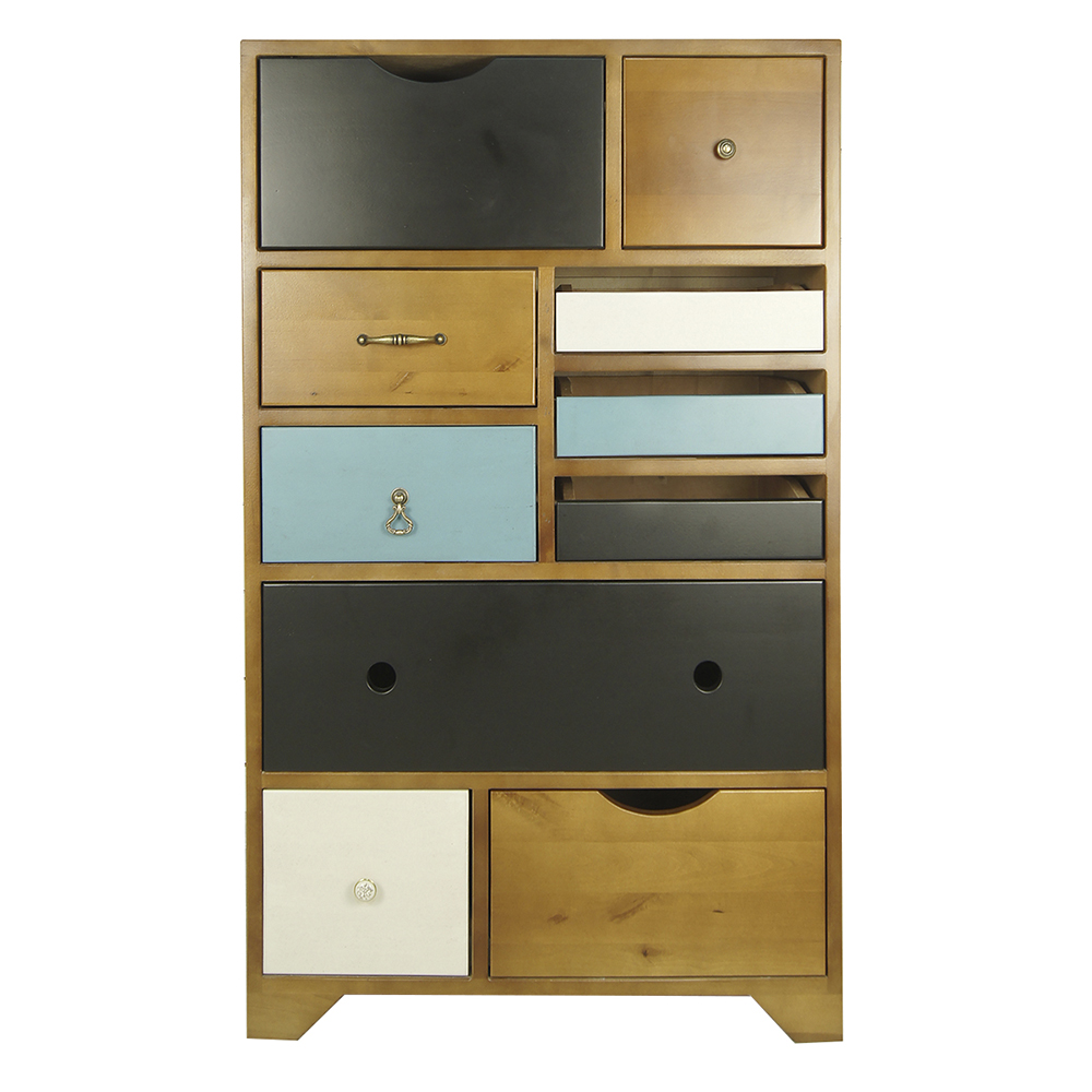 Комод универсальный из дерева «Aquarelle Birch» 10 ящиков