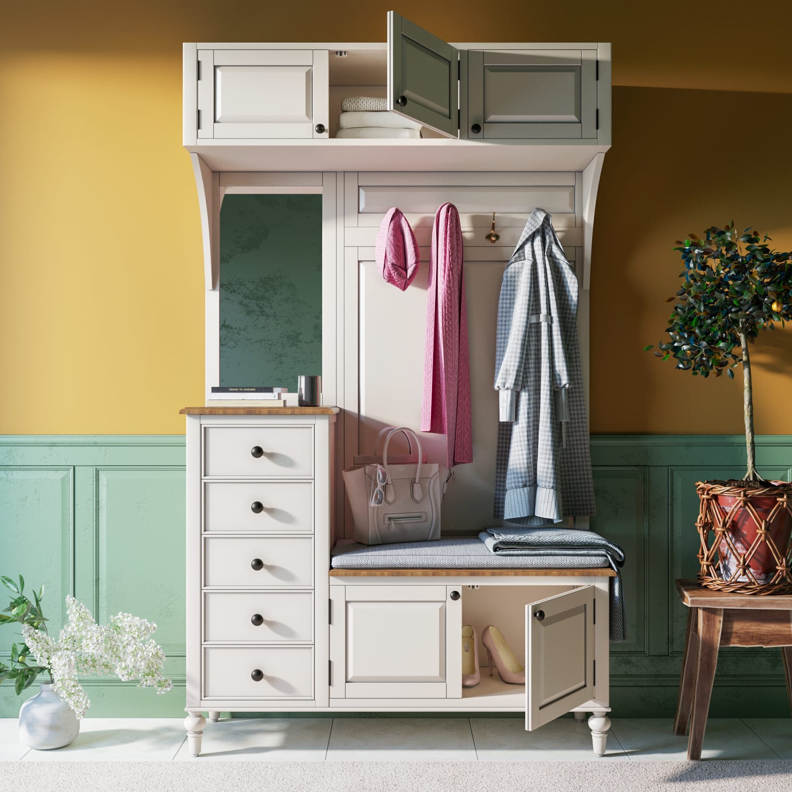   Прихожая "Odri" с ящиками  