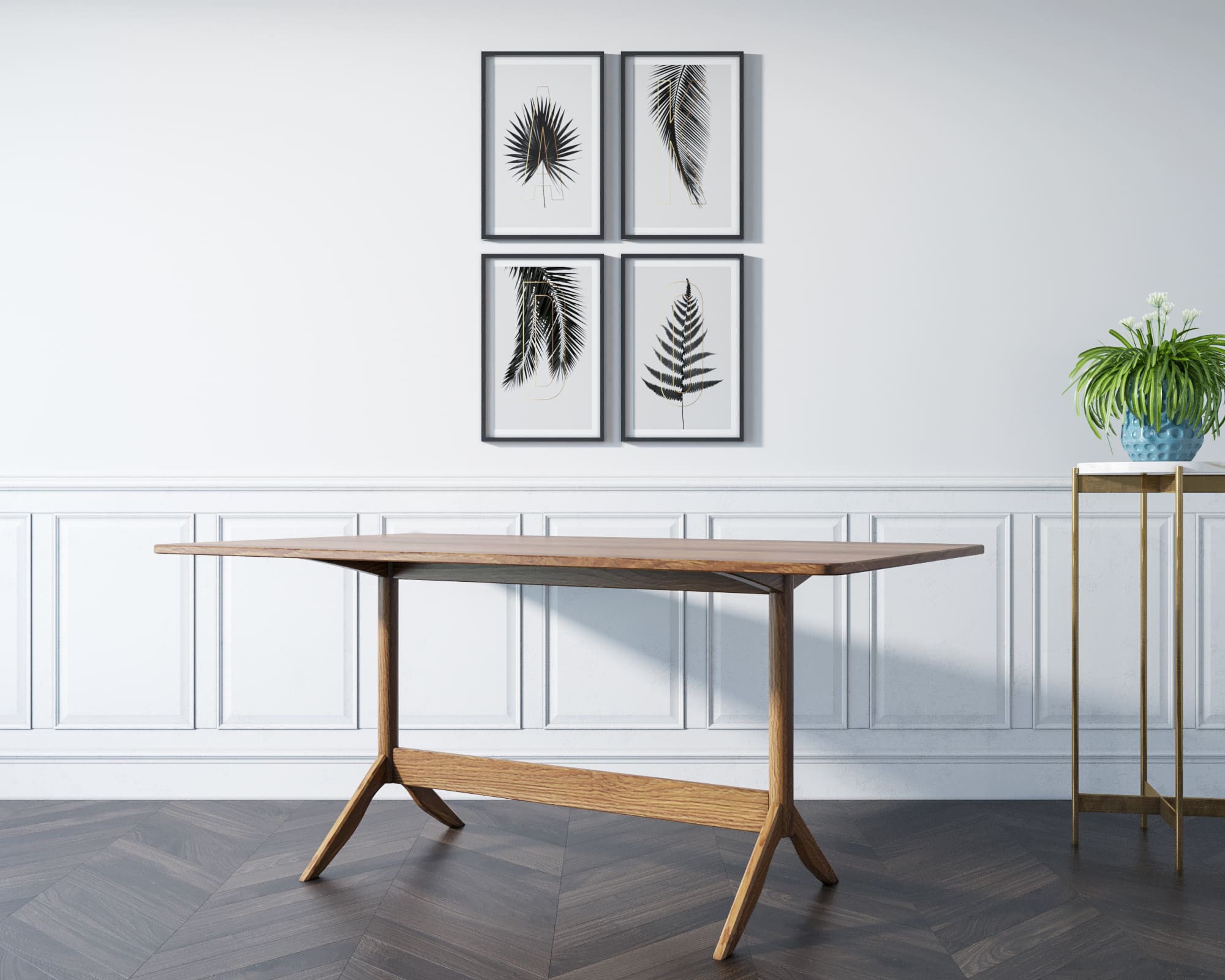 Обеденный стол мдф "Andersen" малый