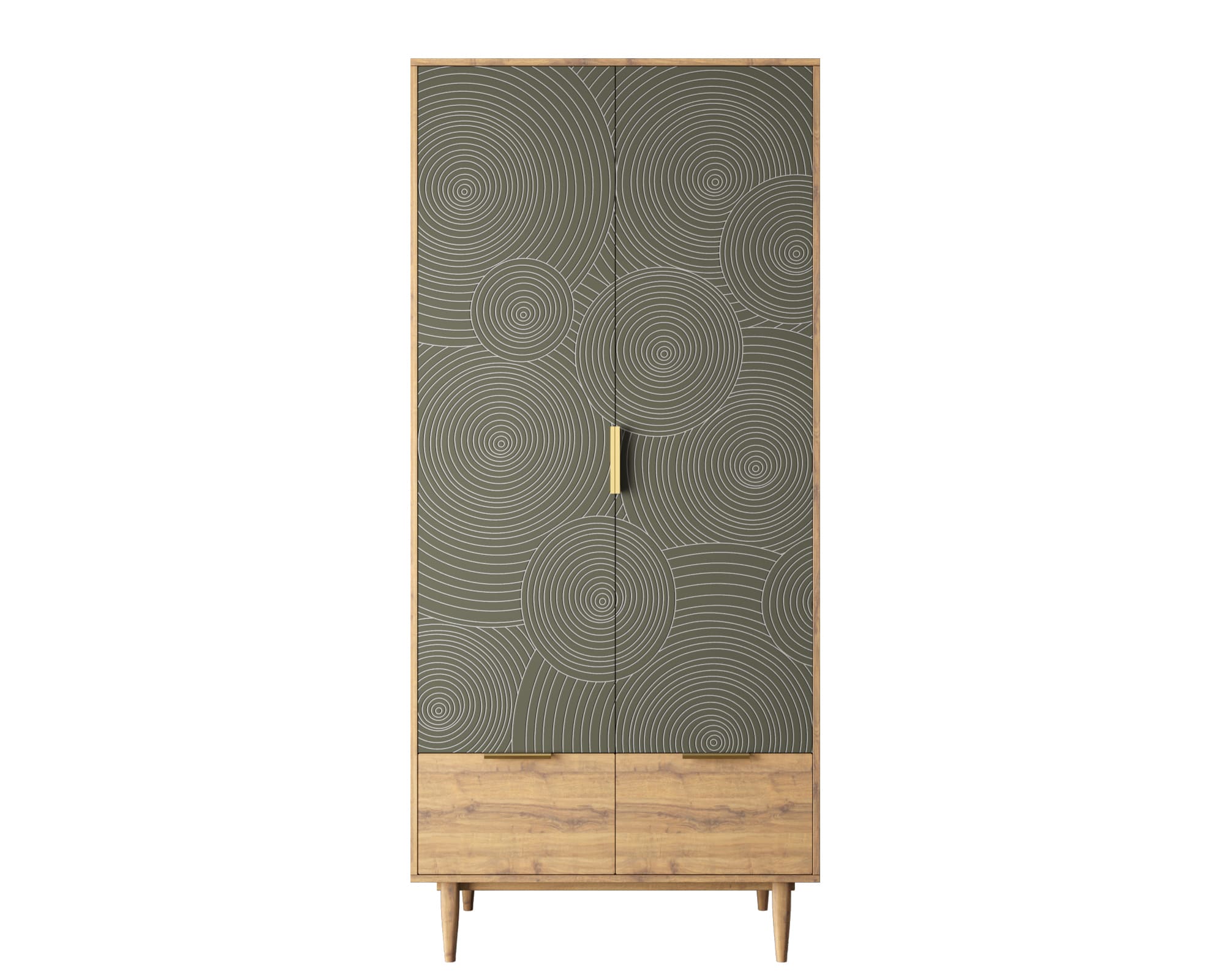 Шкаф двухстворчатый  с ящиками "Line" R26