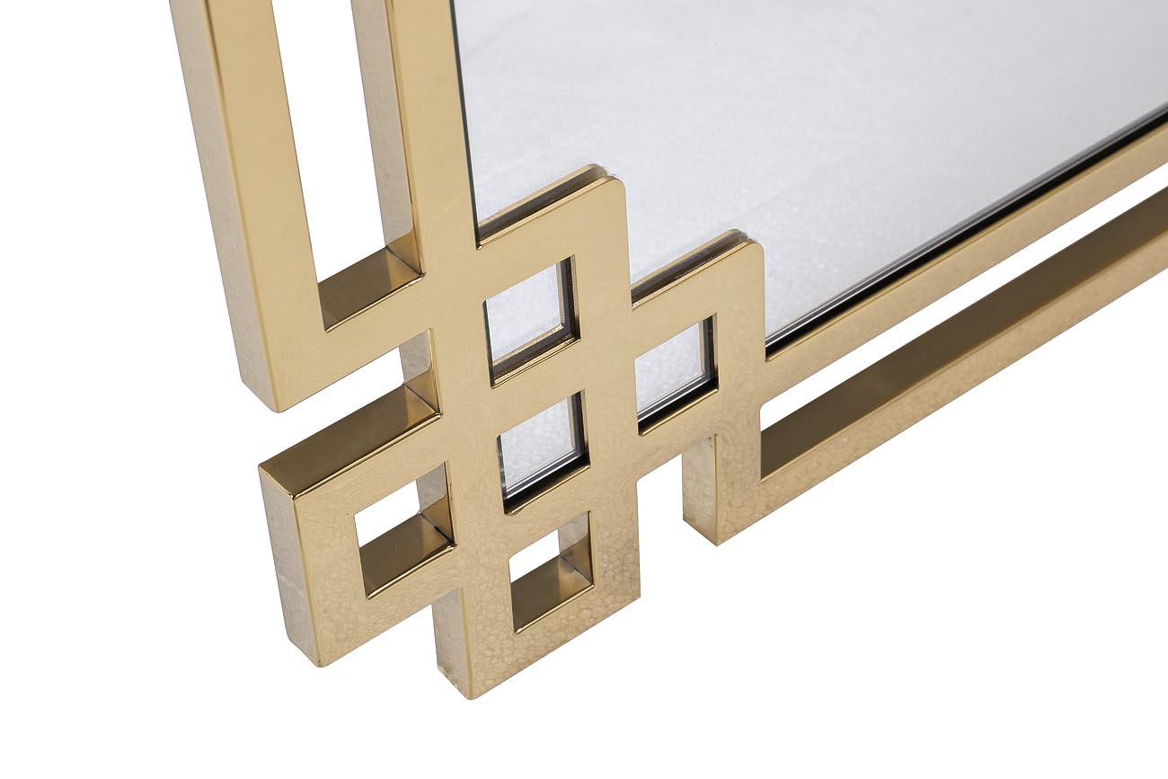 KFE1270 Зеркало в металлической раме, цвет золото