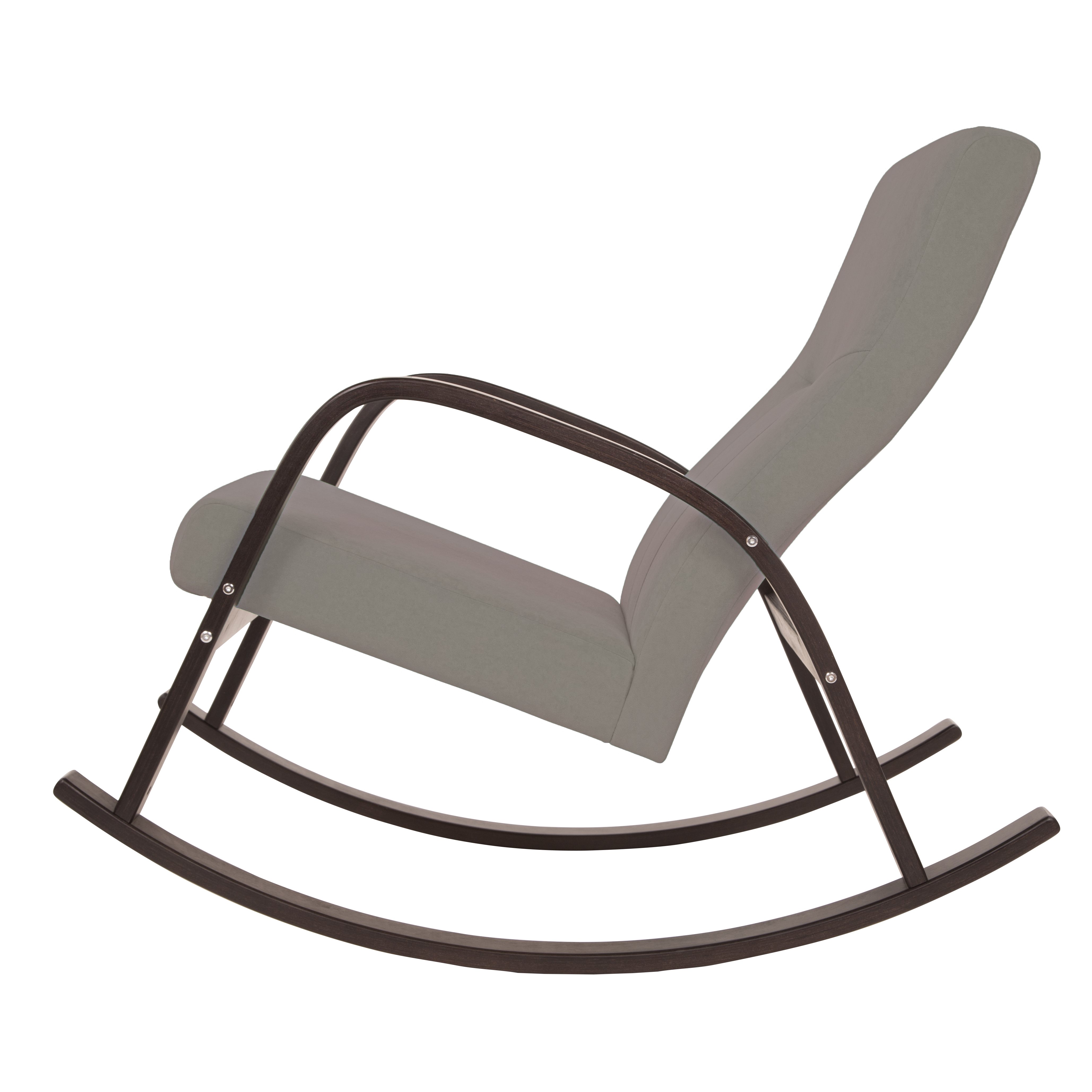  Кресло-качалка Ирис  фреш 04 бежевый каркас  Орех