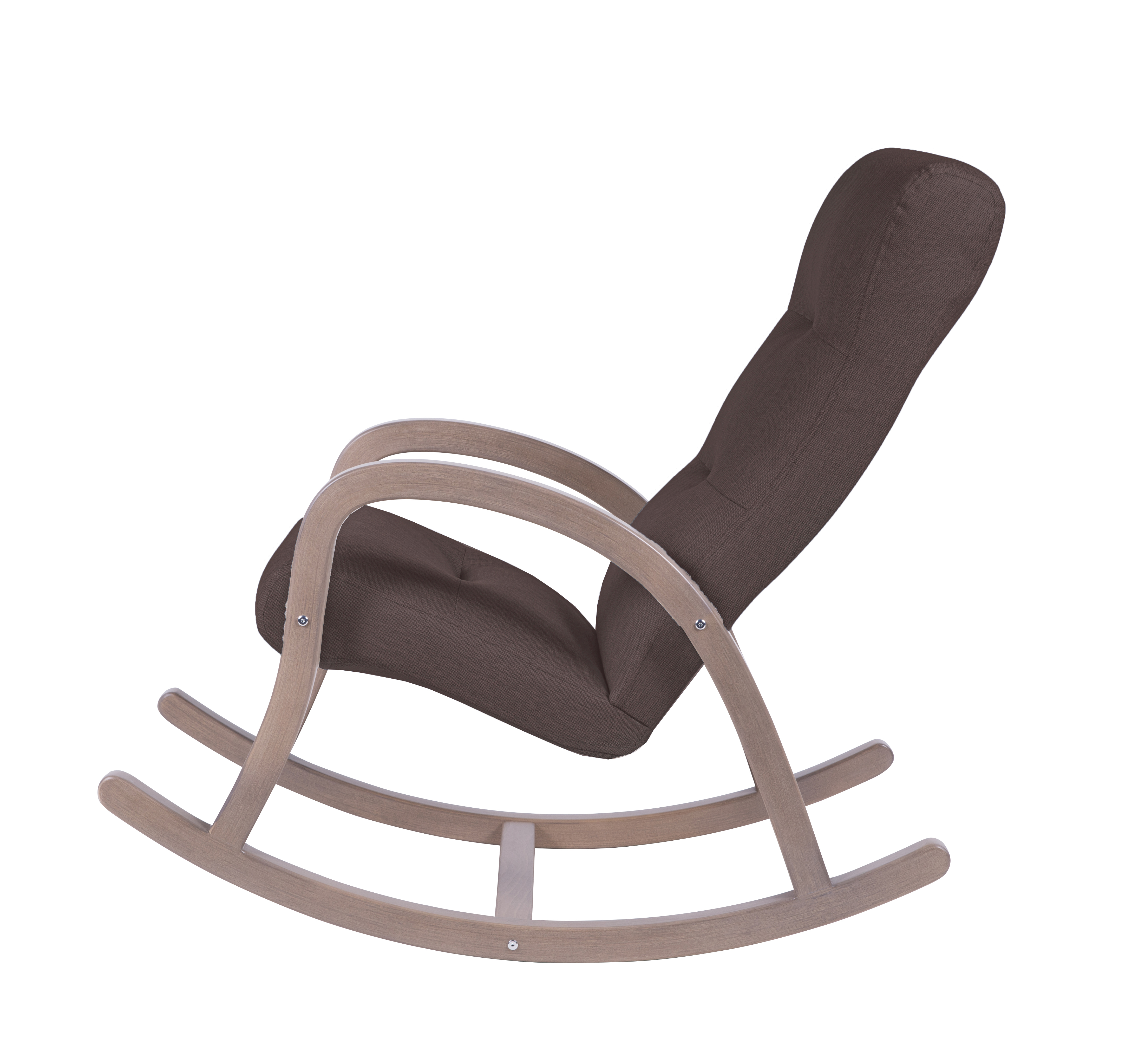 кресло-качалка Камея  фреш 05 коричневый каркас  Шимо