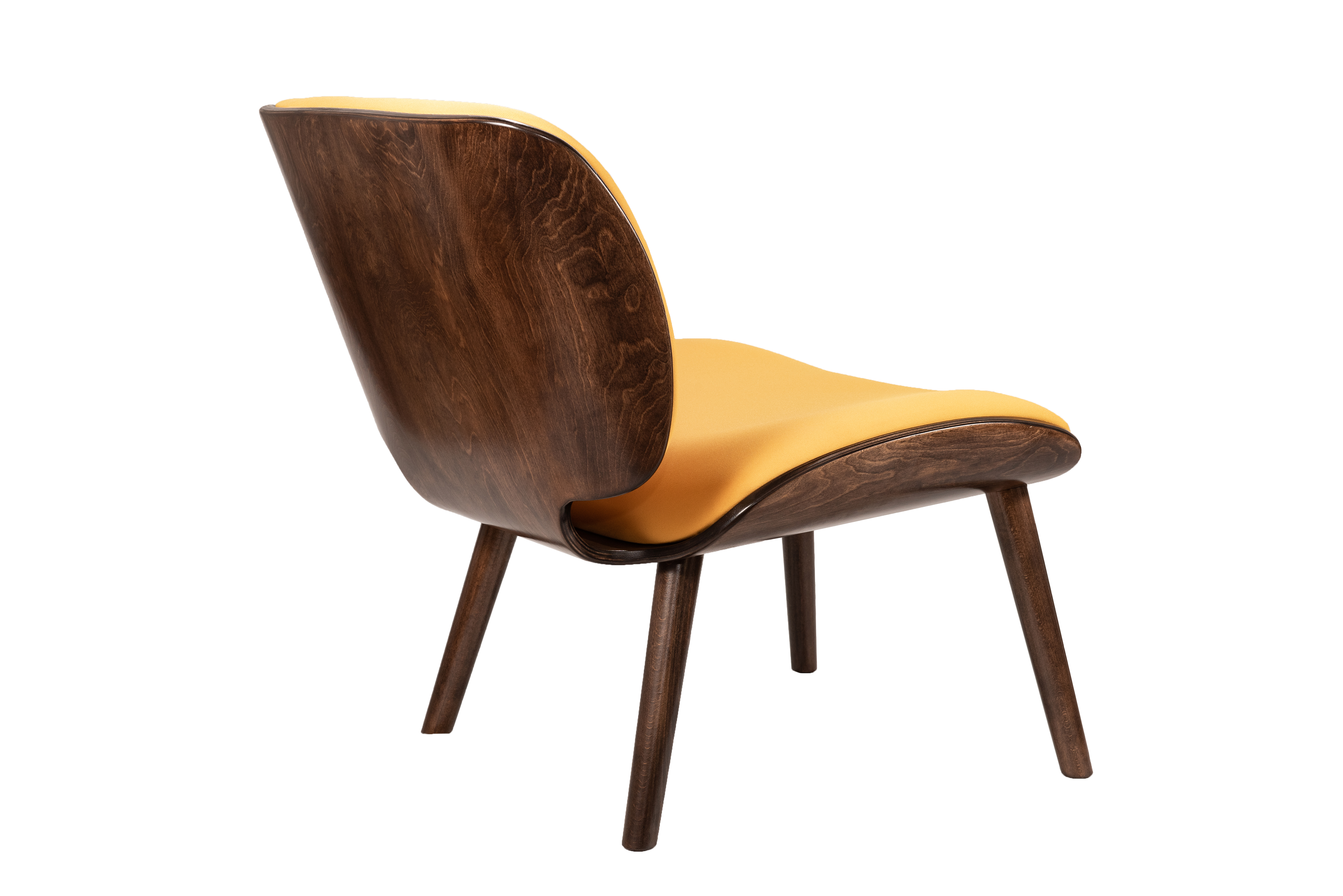 кресло Конда  фреш 23 охра каркас  Орех