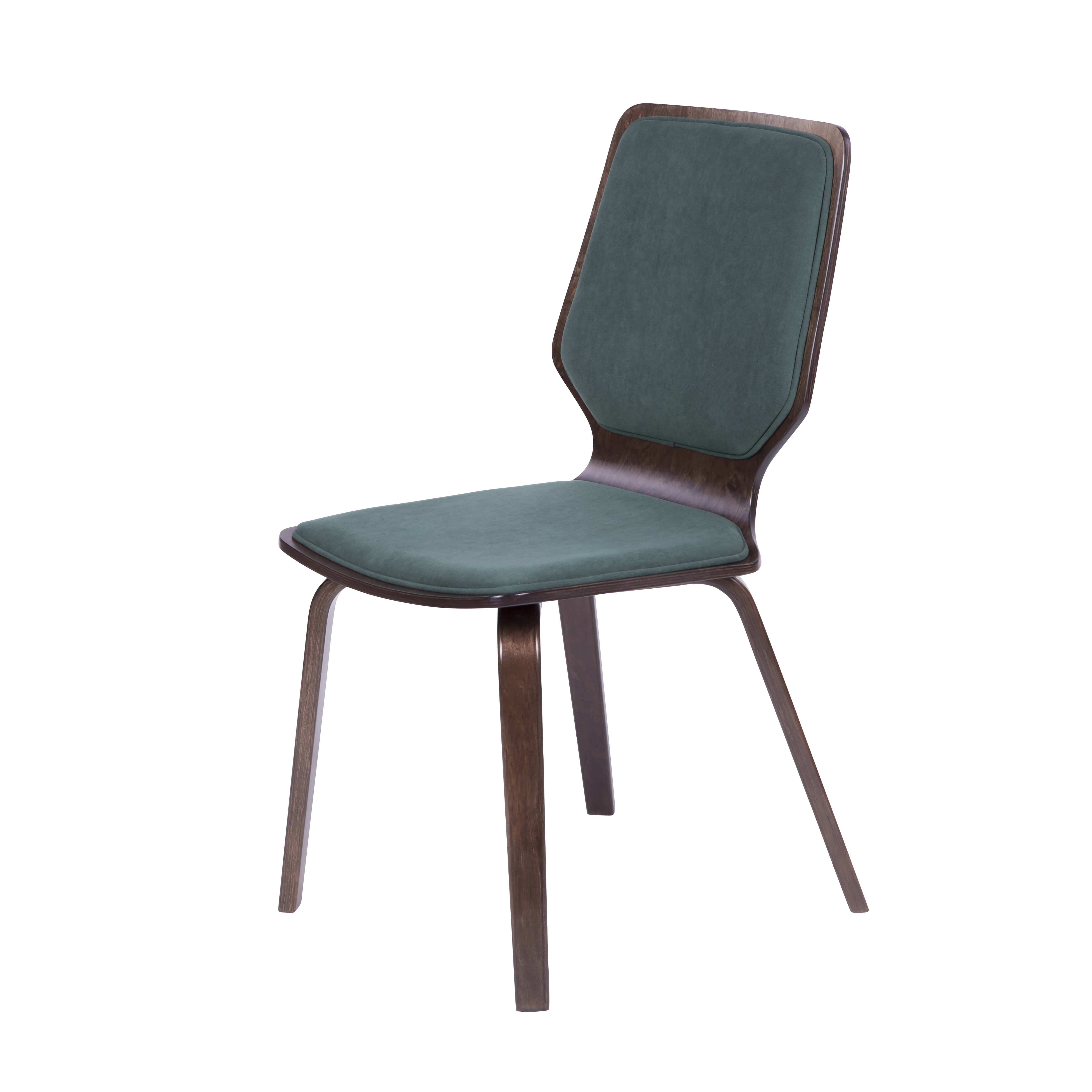  Стул Бермарк  Малахит каркас  Орех