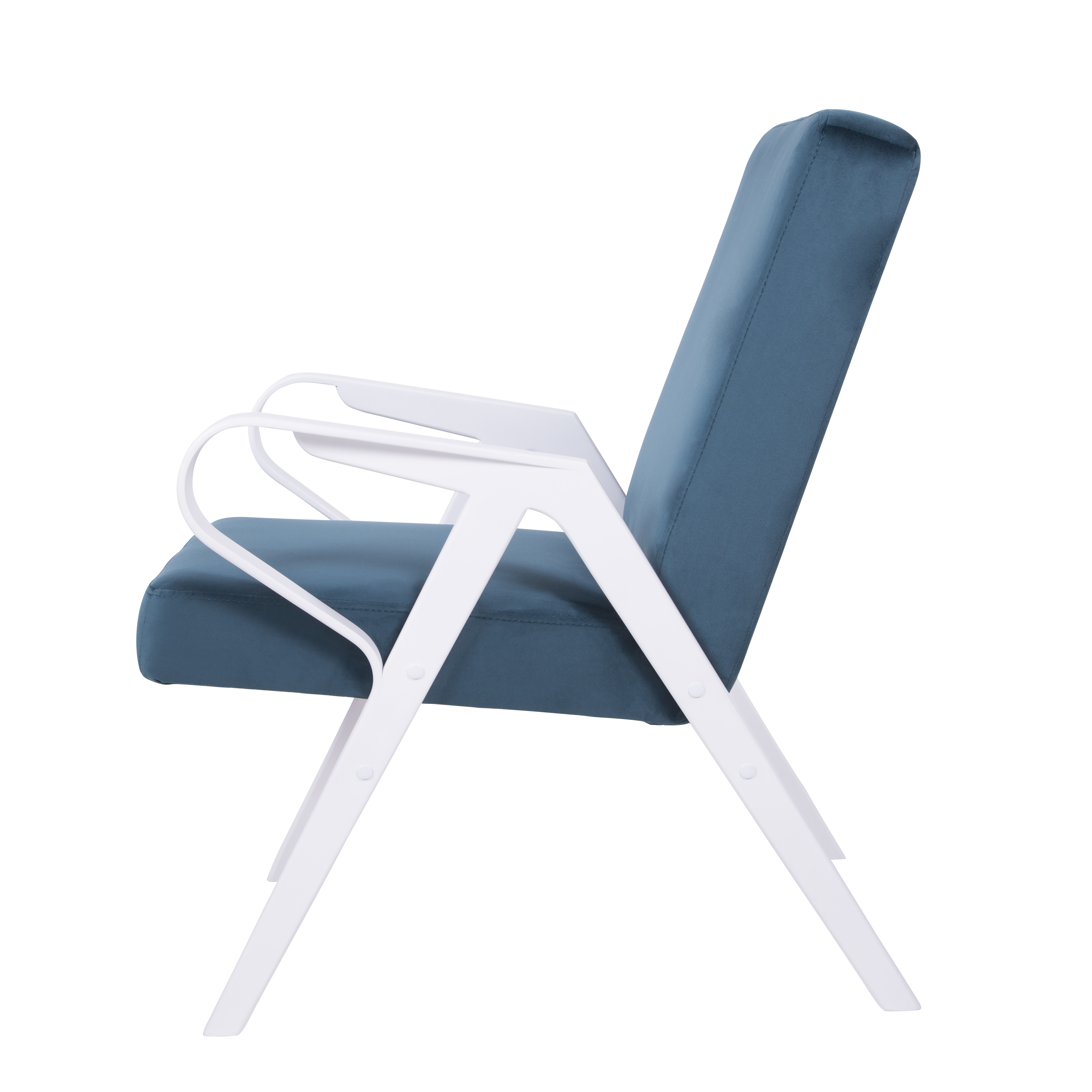 кресло Форест Малахит каркас Белый