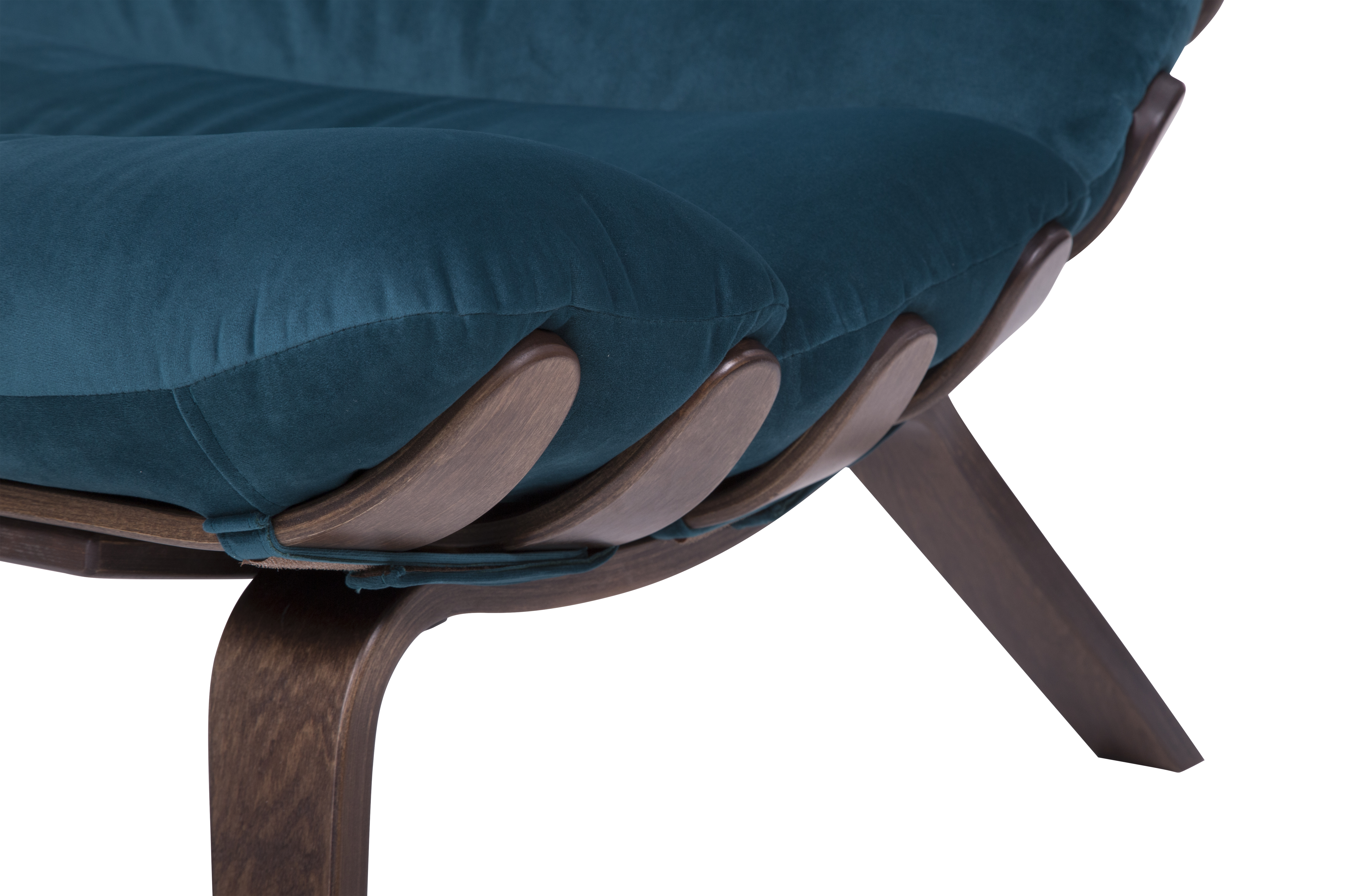 кресло Ессей Малахит каркас Орех