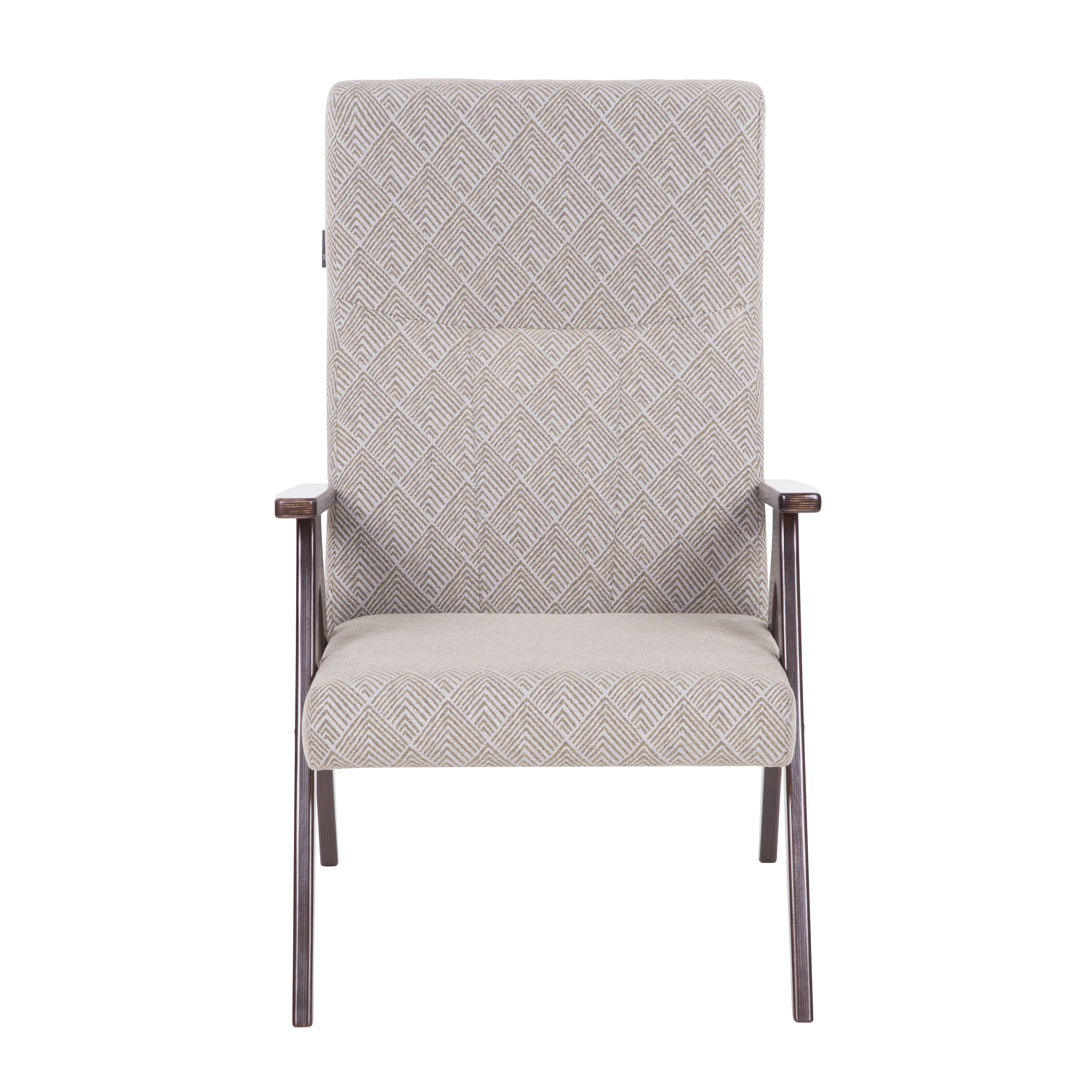 кресло Оскар Графит каркас Орех