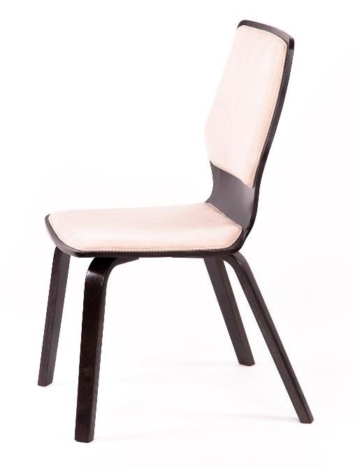  Стул Бермарк  Слоновая кость каркас  Венге структура