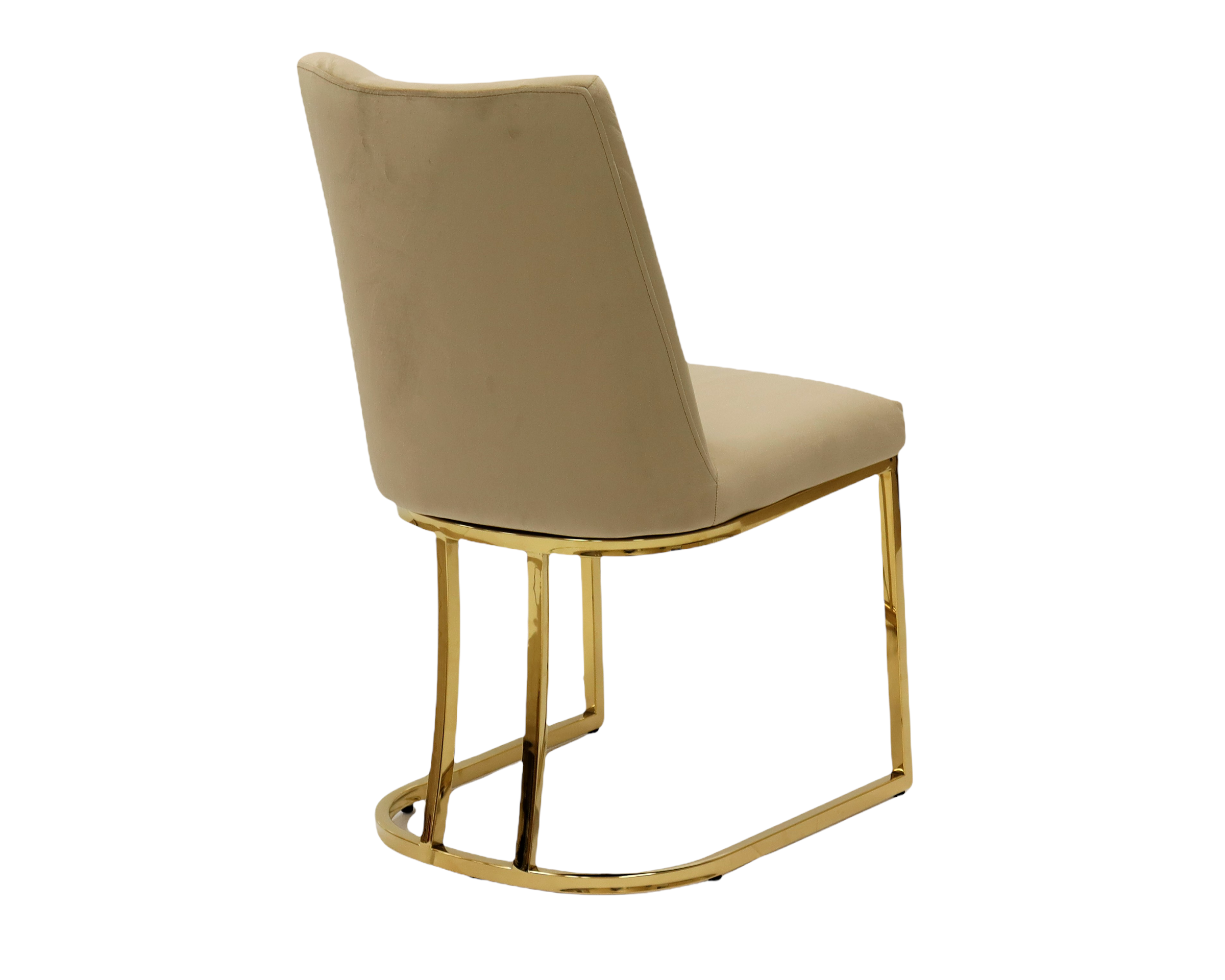 Стул обеденный Пресли DX-2055-1, 42х44х92, бежевый, золото
