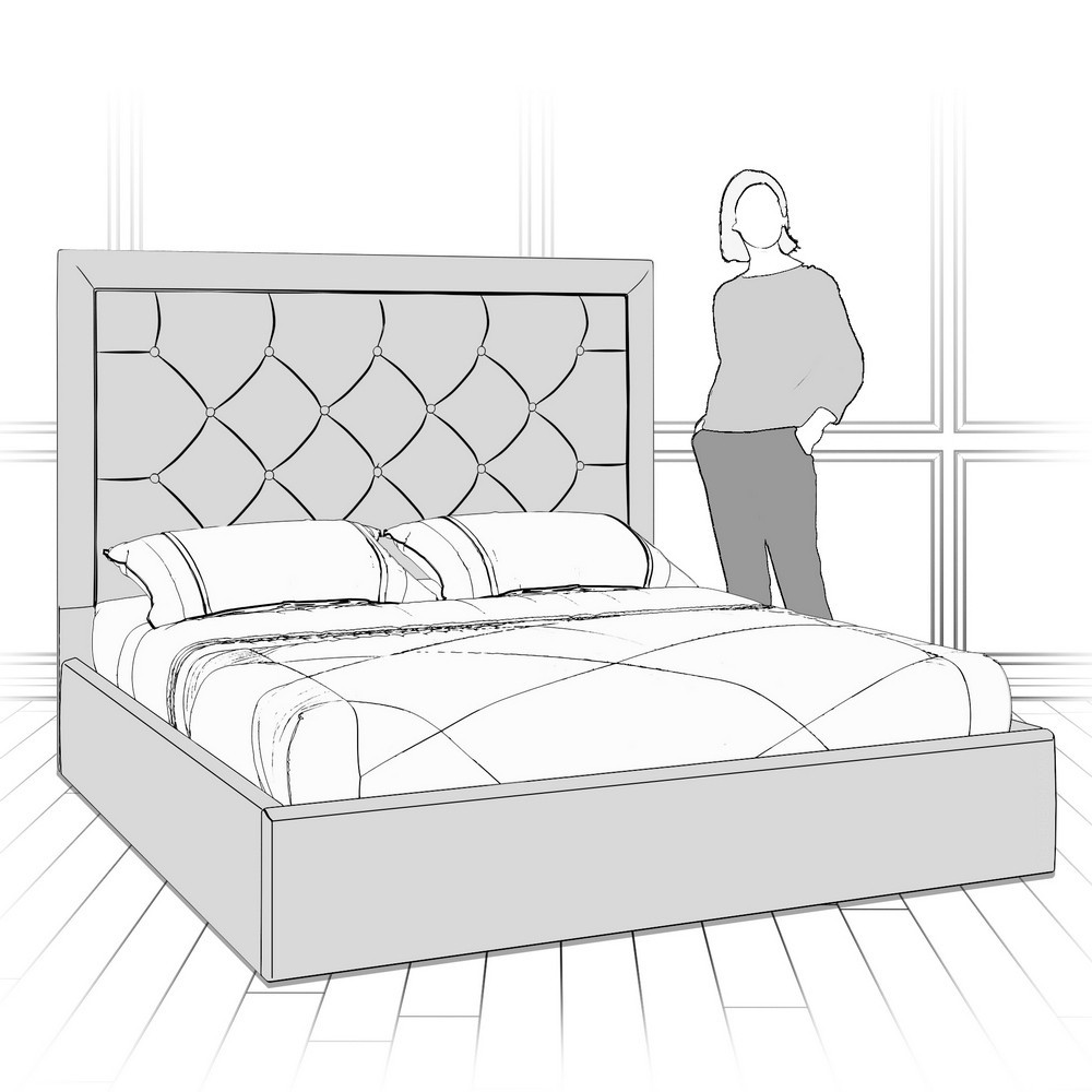 Кровать с подъемным механизмом K20-1200-B13