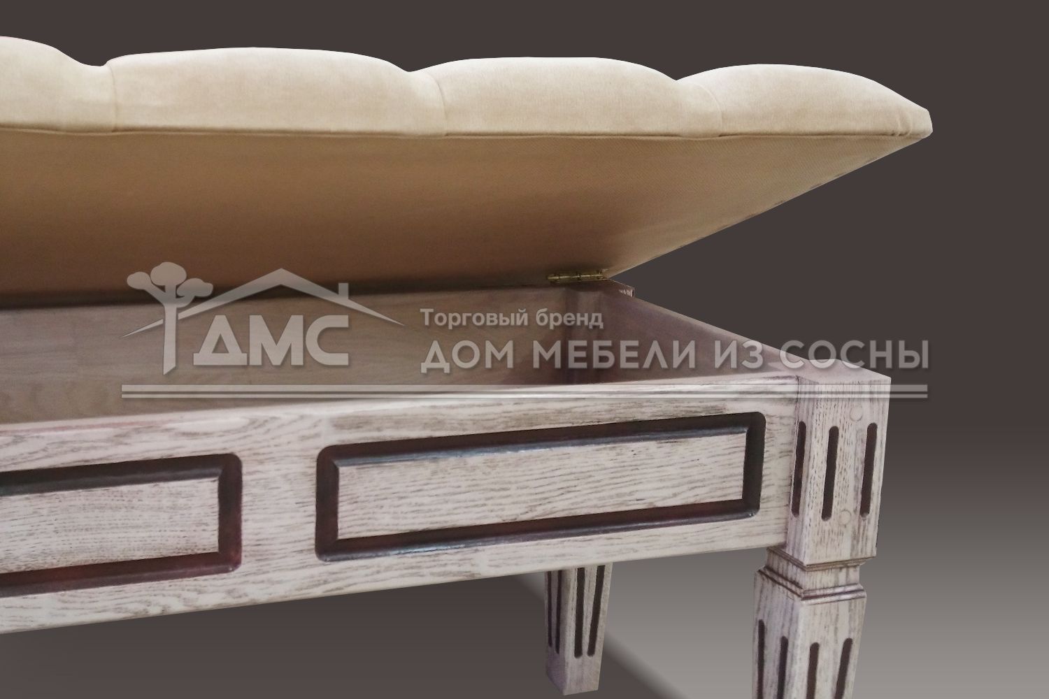 Банкетка с каретной стяжкой