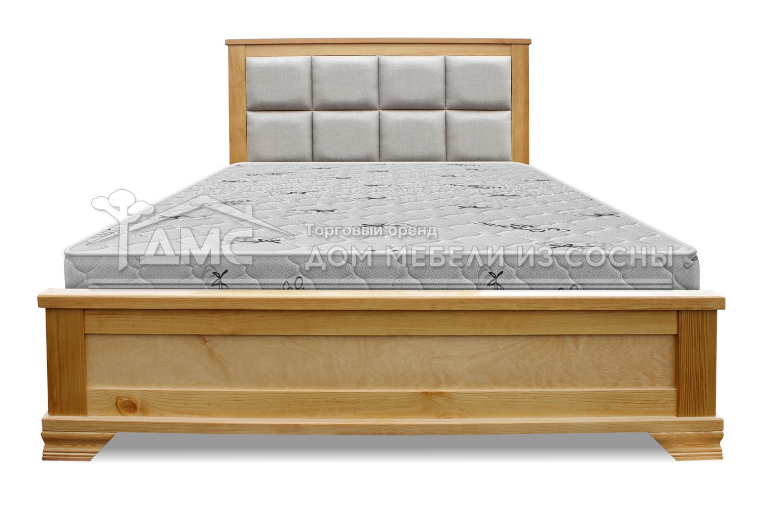 Кровать Классика с мягкой вставкой 1600х2000
