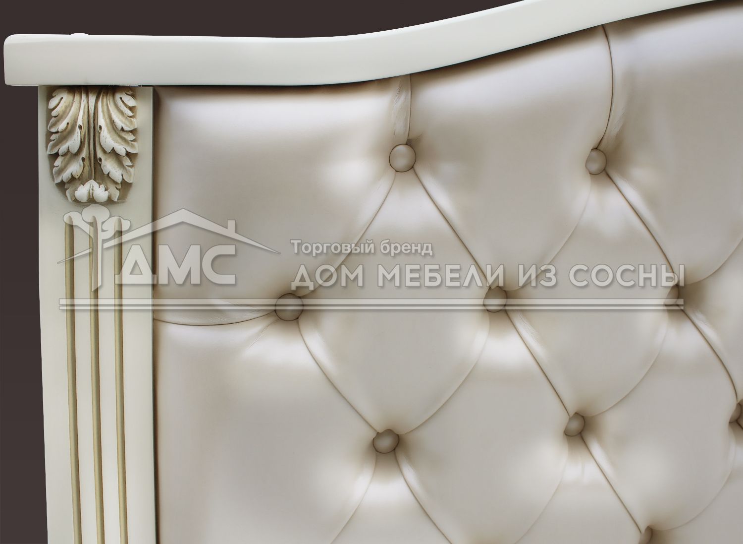 Кровать Кливия с мягкой спинкой 2000х2000