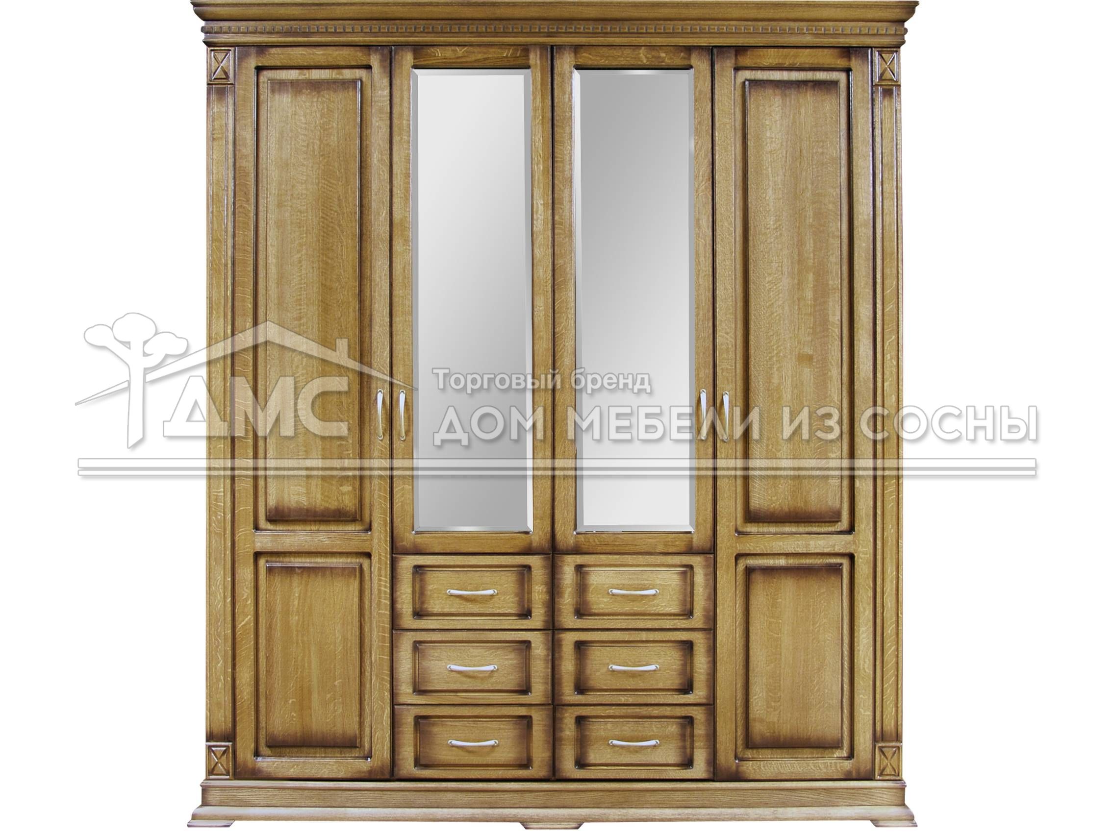 Шкаф 4-х створчатый Флоренция