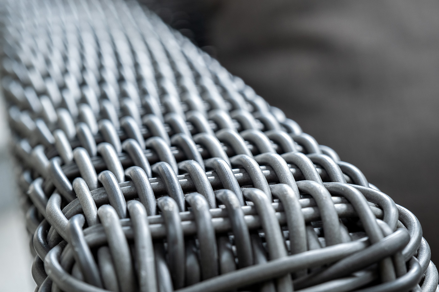 "Каприоли" лаунж-зона из искусственного ротанга, цвет графит