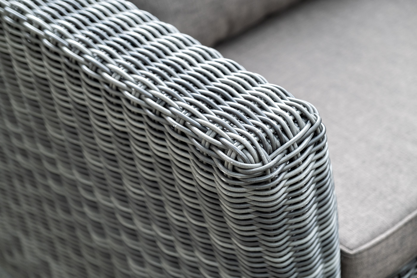 "Капуто" лаунж-зона из искусственного ротанга, цвет графит