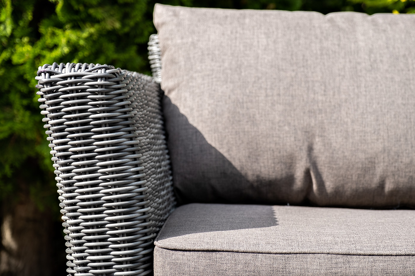 "Капуто" лаунж-зона из искусственного ротанга, цвет графит