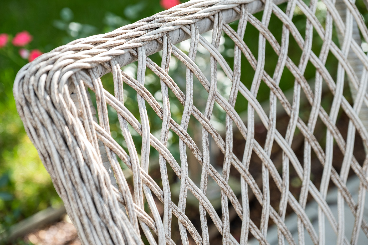 "Латтини" обеденная группа плетеная, цвет бежевый