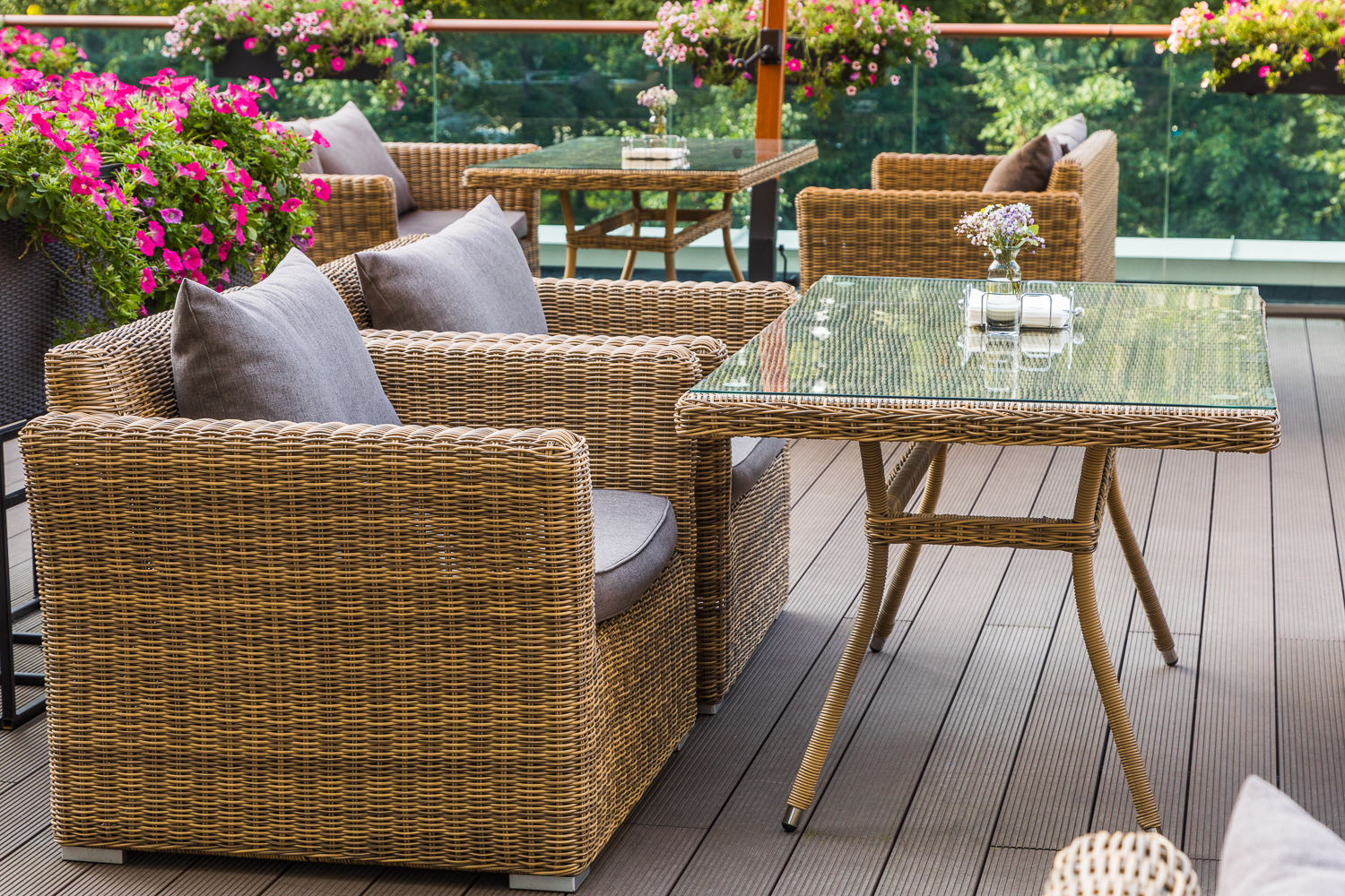 "Латтини" плетеный стол из искусственного ротанга 160х90см, цвет соломенный