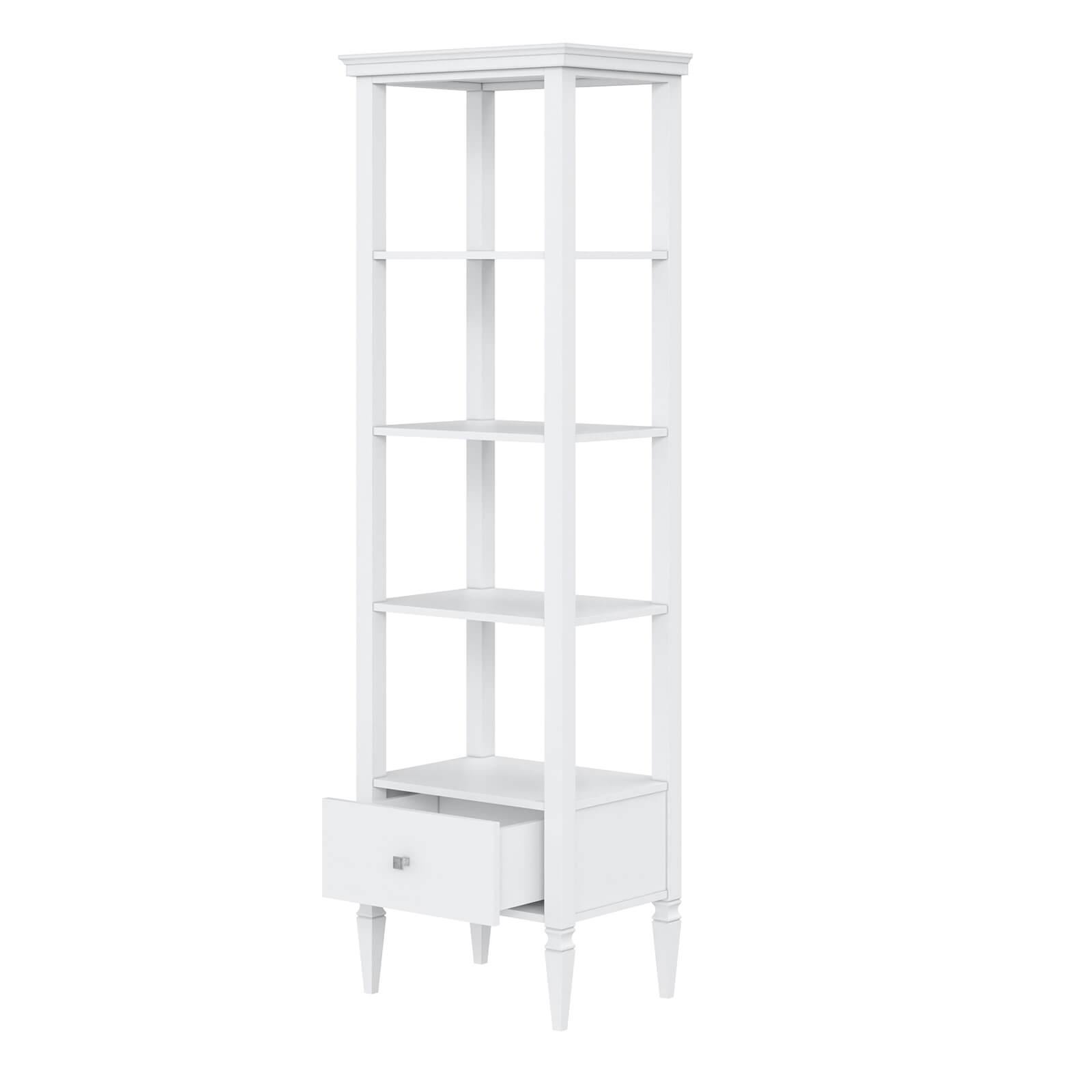 Этажерка «Ольса» 04 (h-1848) (белый лак)